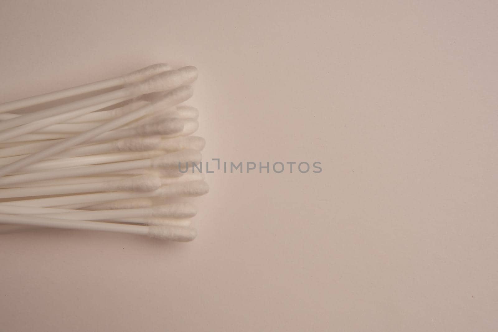 cotton swabs hygiene accessories sanitation object light background. High quality photo