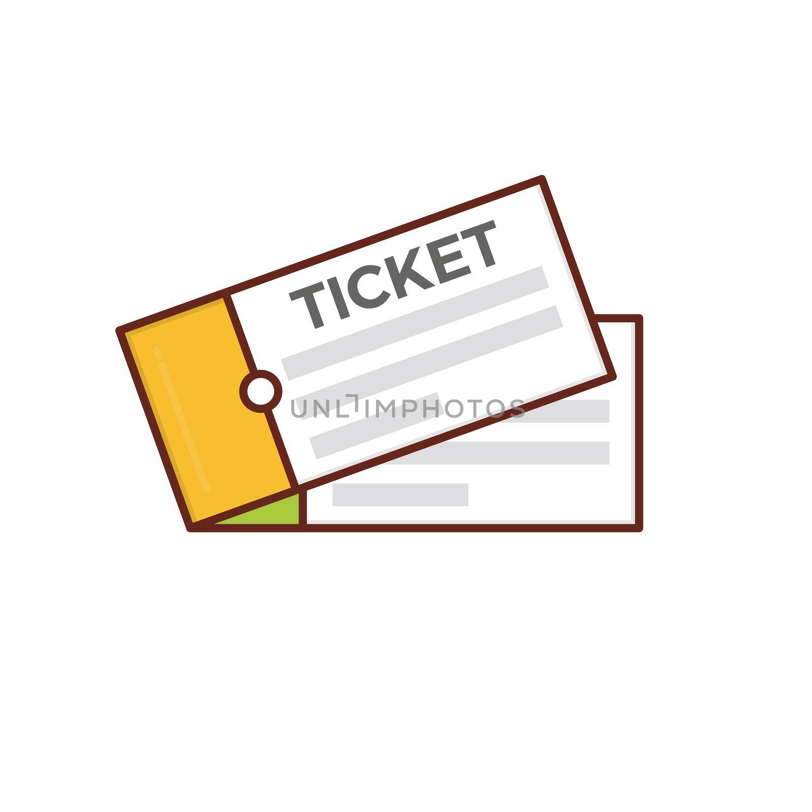 ticket by FlaticonsDesign