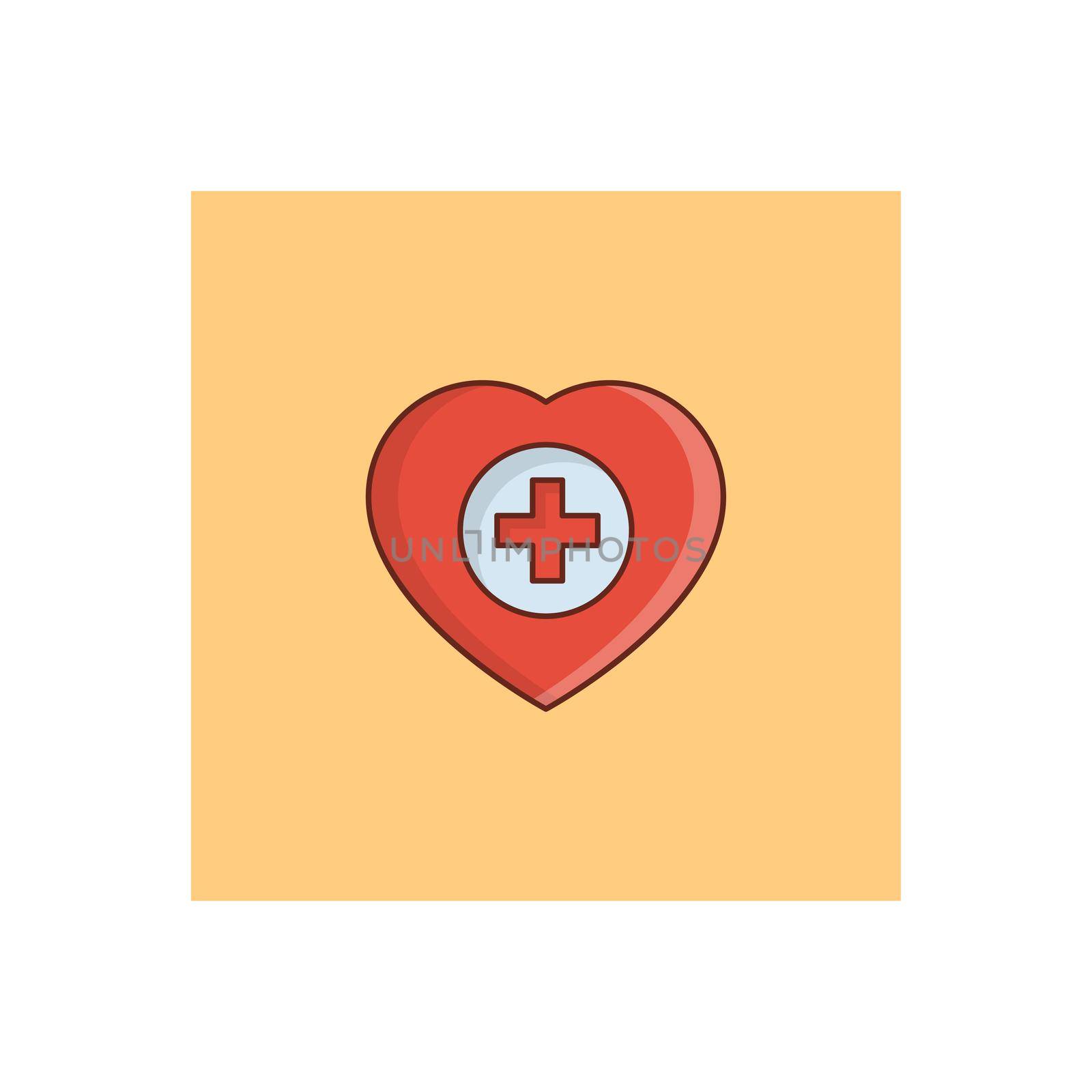 healthcare Vector illustration on a transparent background. Premium quality symbols. Vector Line Flat color icon for concept and graphic design.
