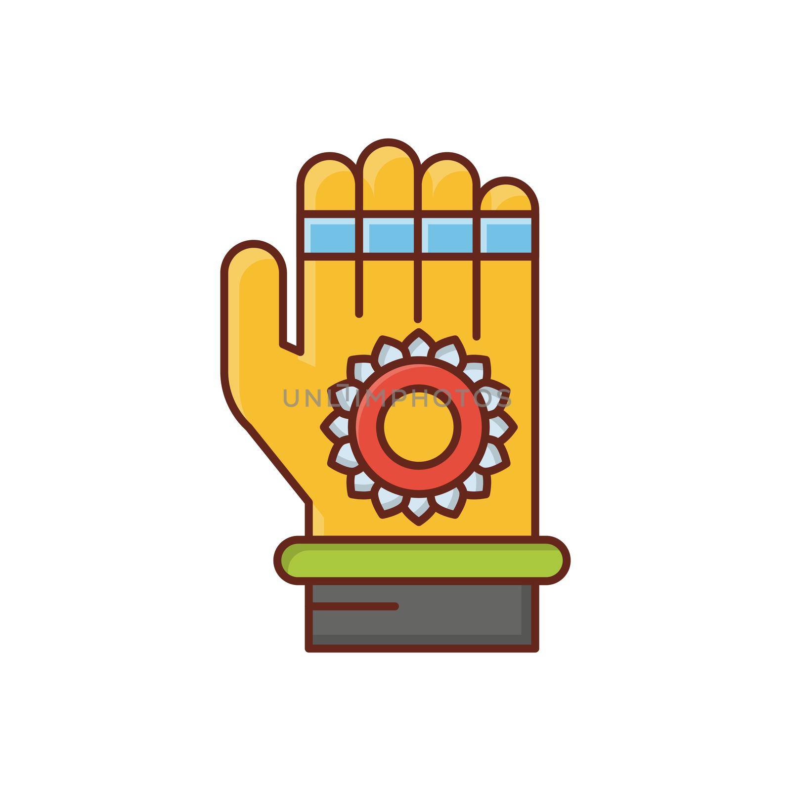 hinduism vector flat color icon