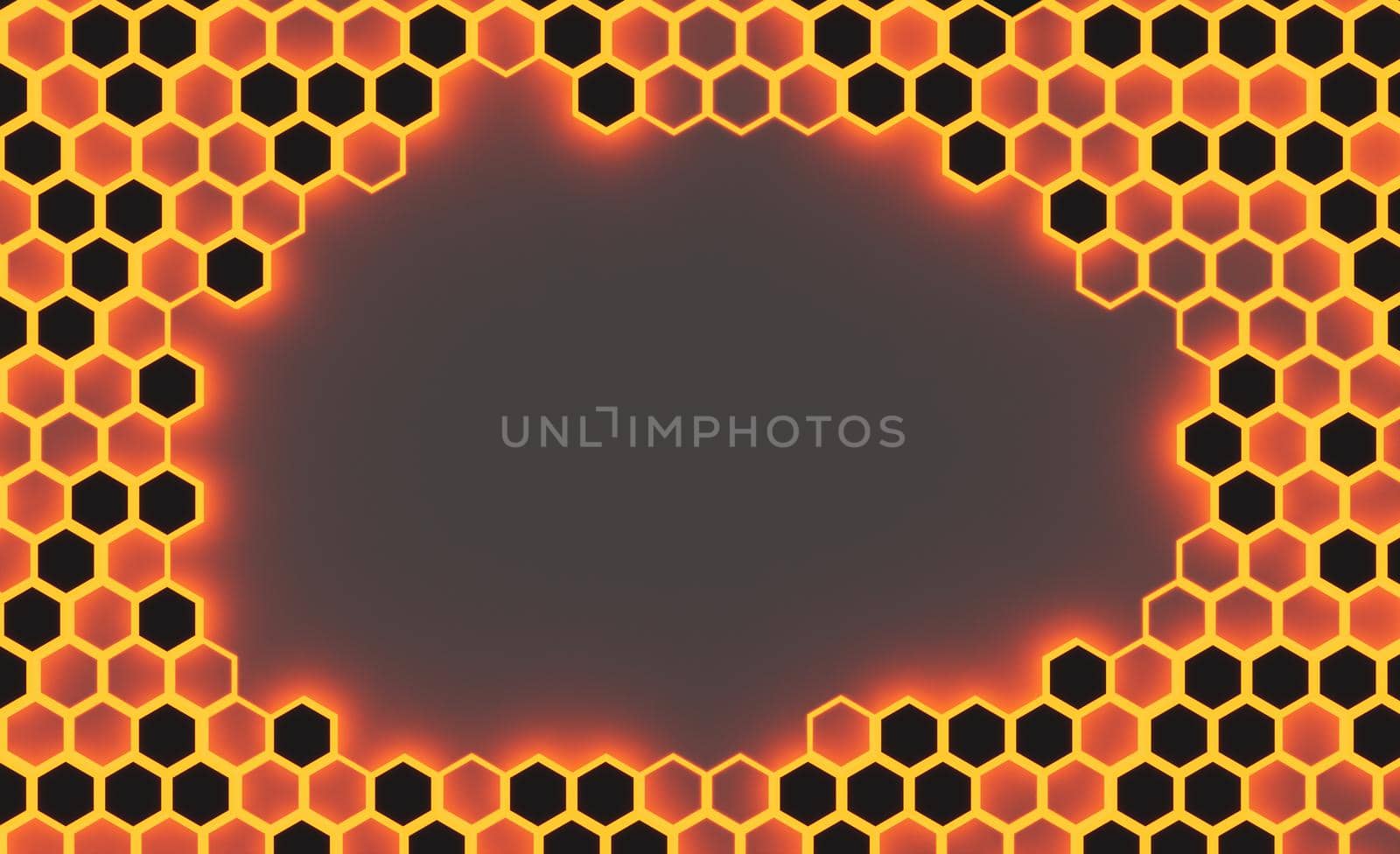 abstract background of luminous beehive by asolano