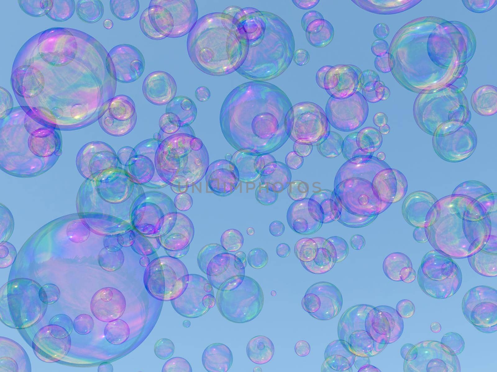 abstract background of soap bubbles by asolano