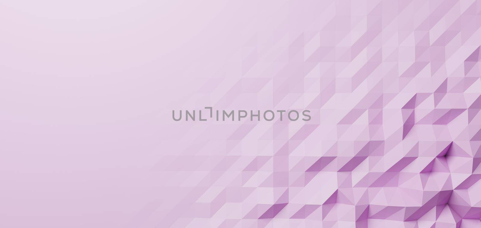 pink abstract polygonal background by asolano