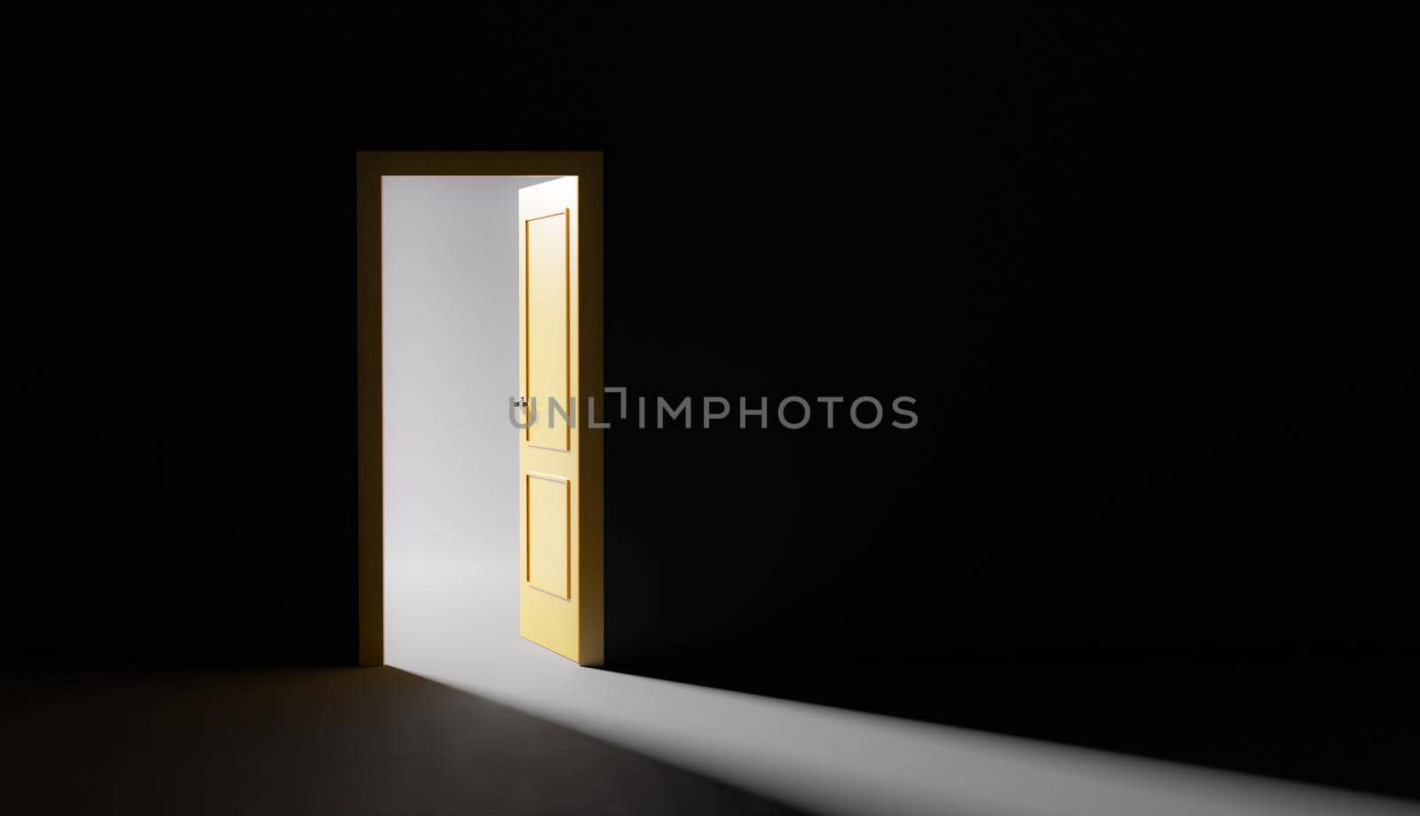 Open Door With Incoming Light by asolano