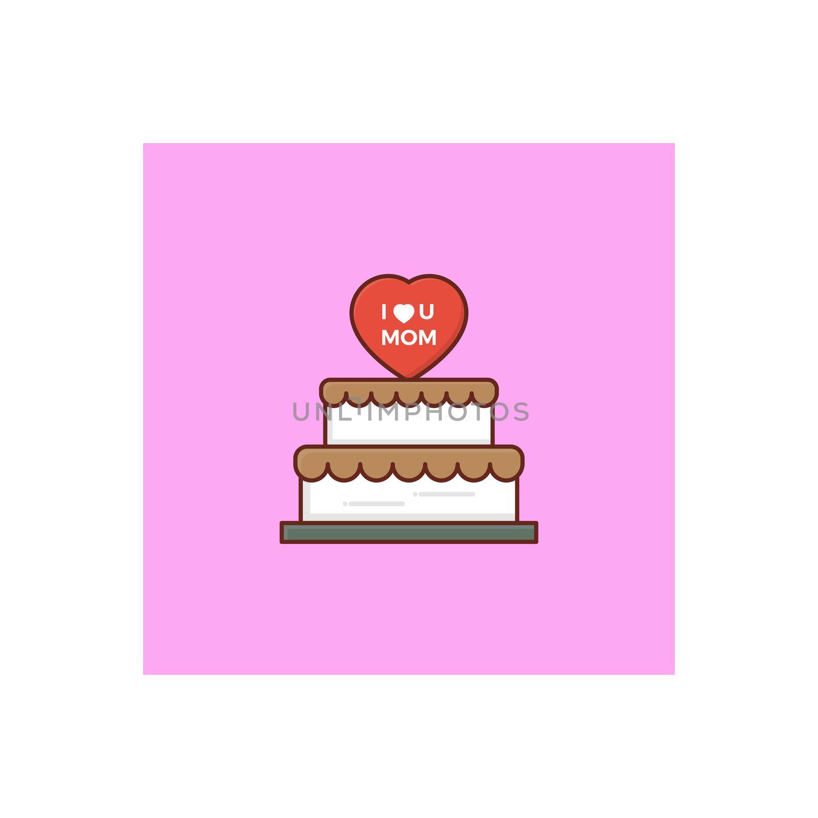 sweets vector flat colour icon