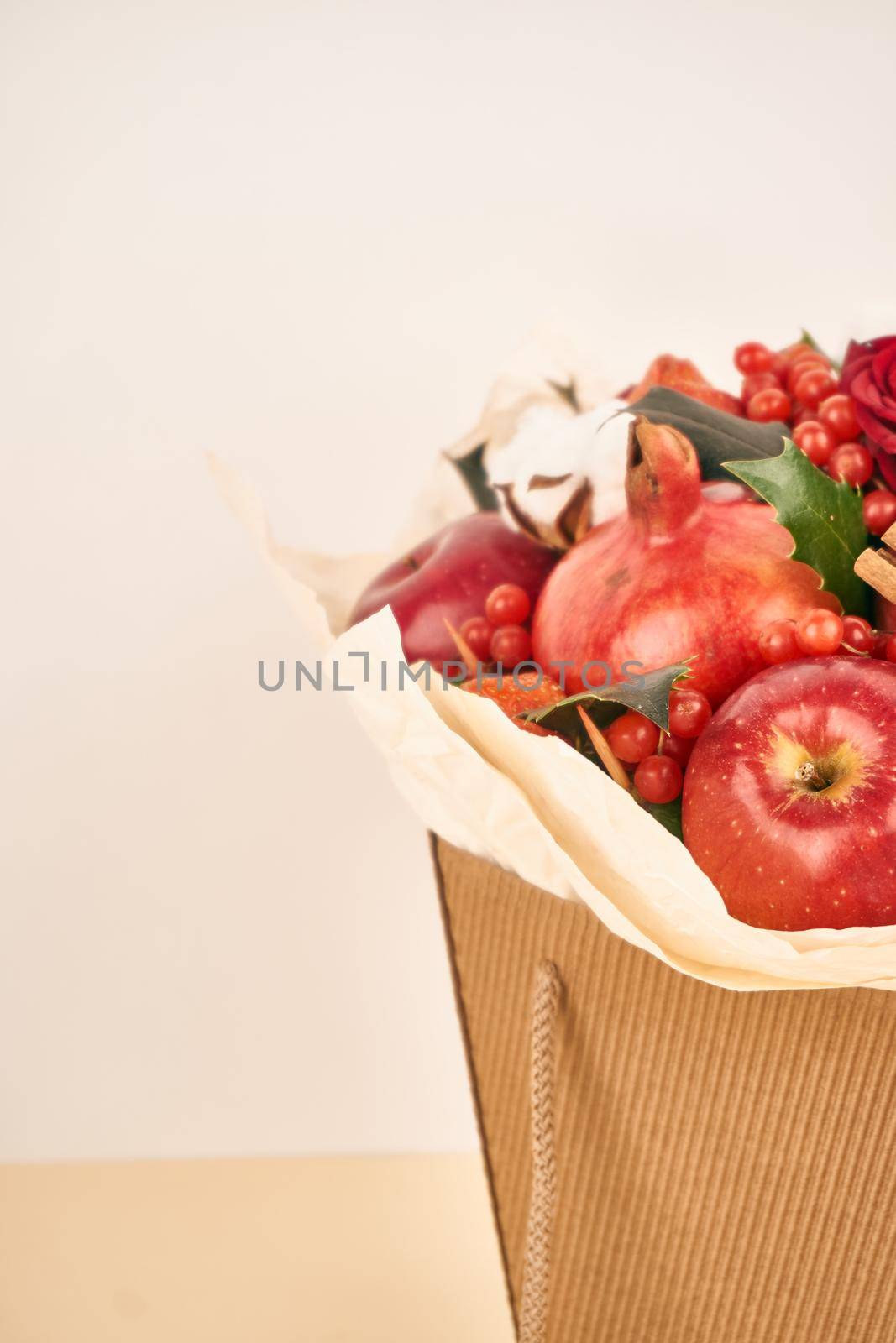 fruit vitamins decoration romance gift food pink background. High quality photo