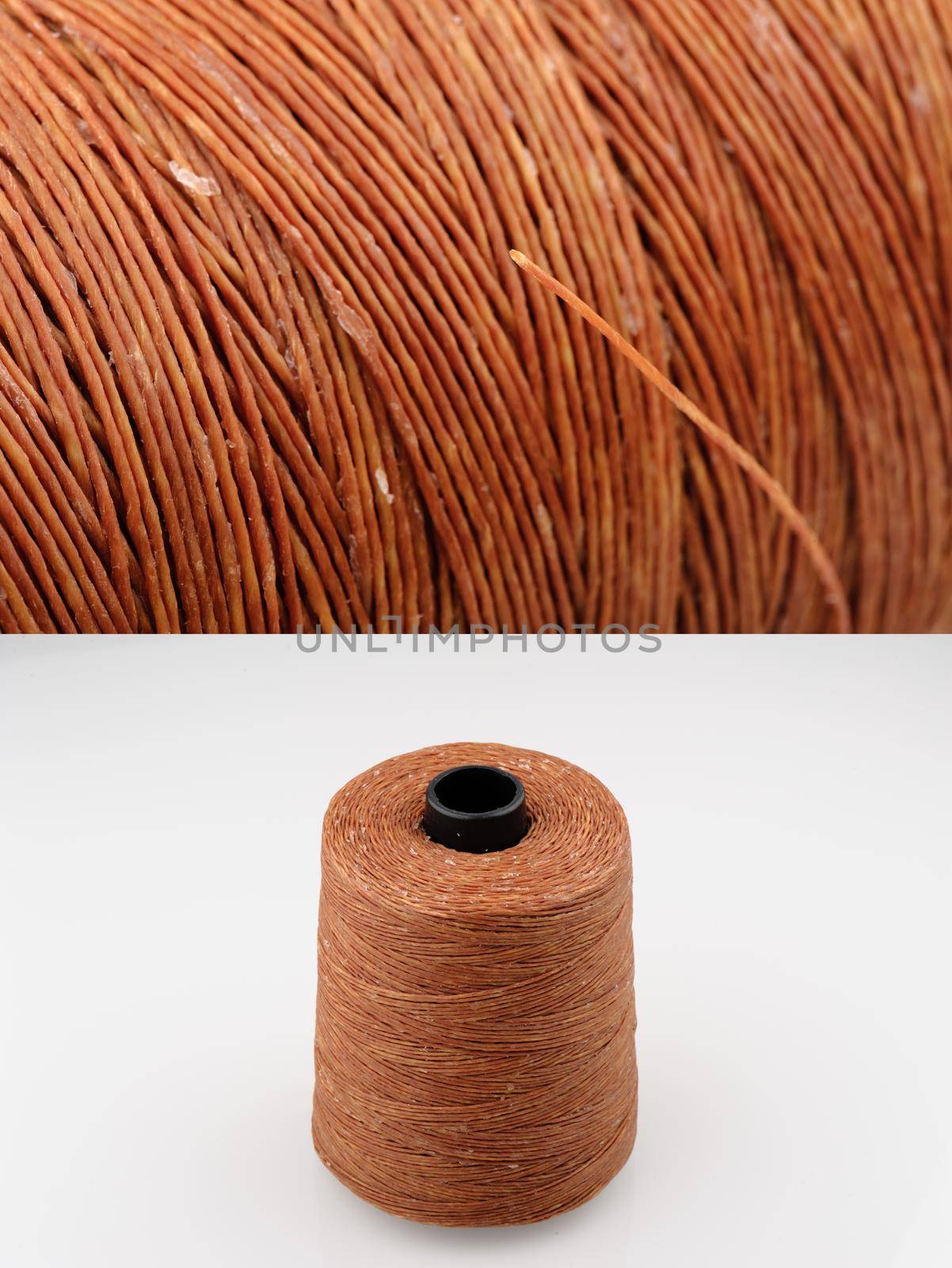 brown waxed thread by norgal