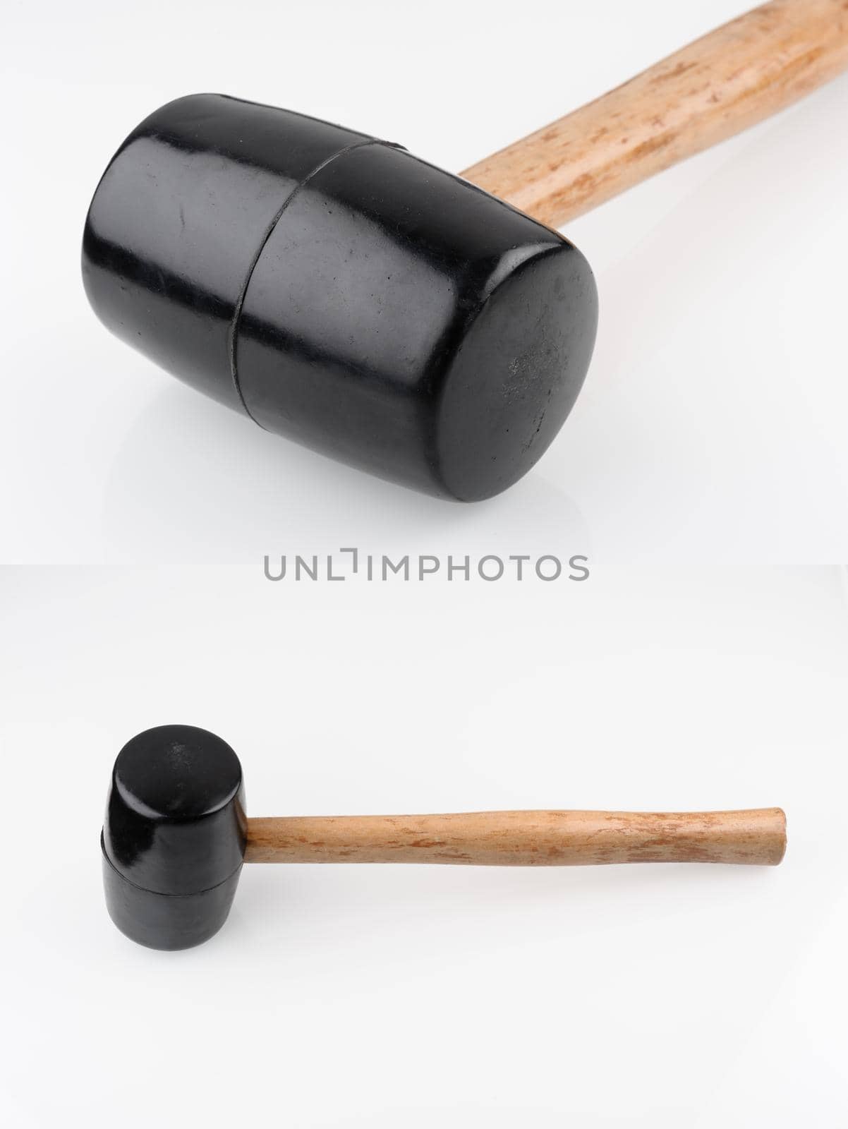 The mallet for leather working