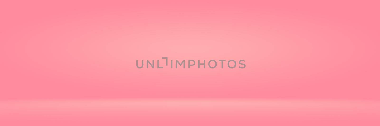 Abstact photographic Pink Gradient studio backdrop Background. by Benzoix