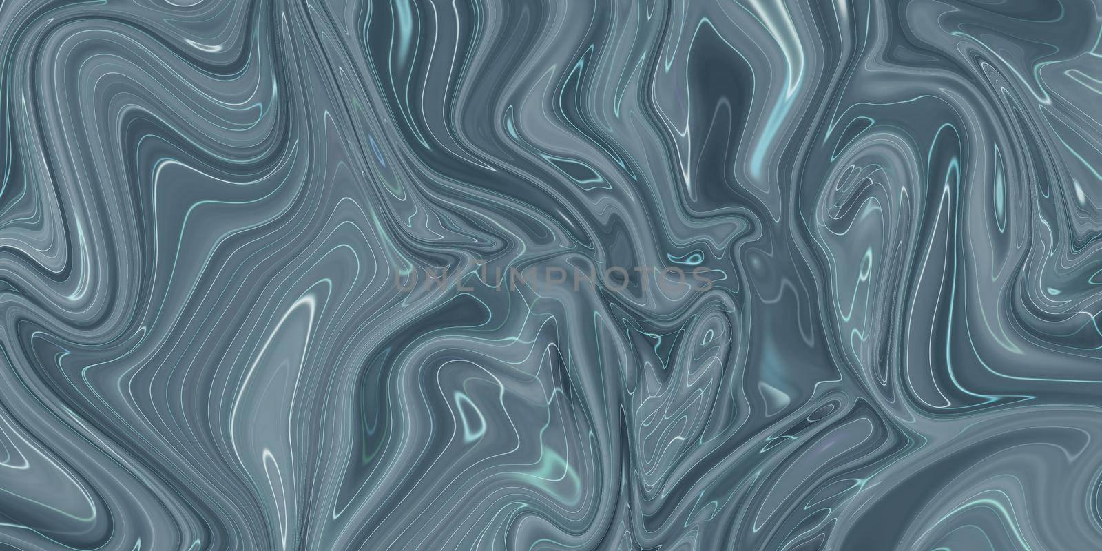 Marbled blue abstract background. Liquid marble pattern