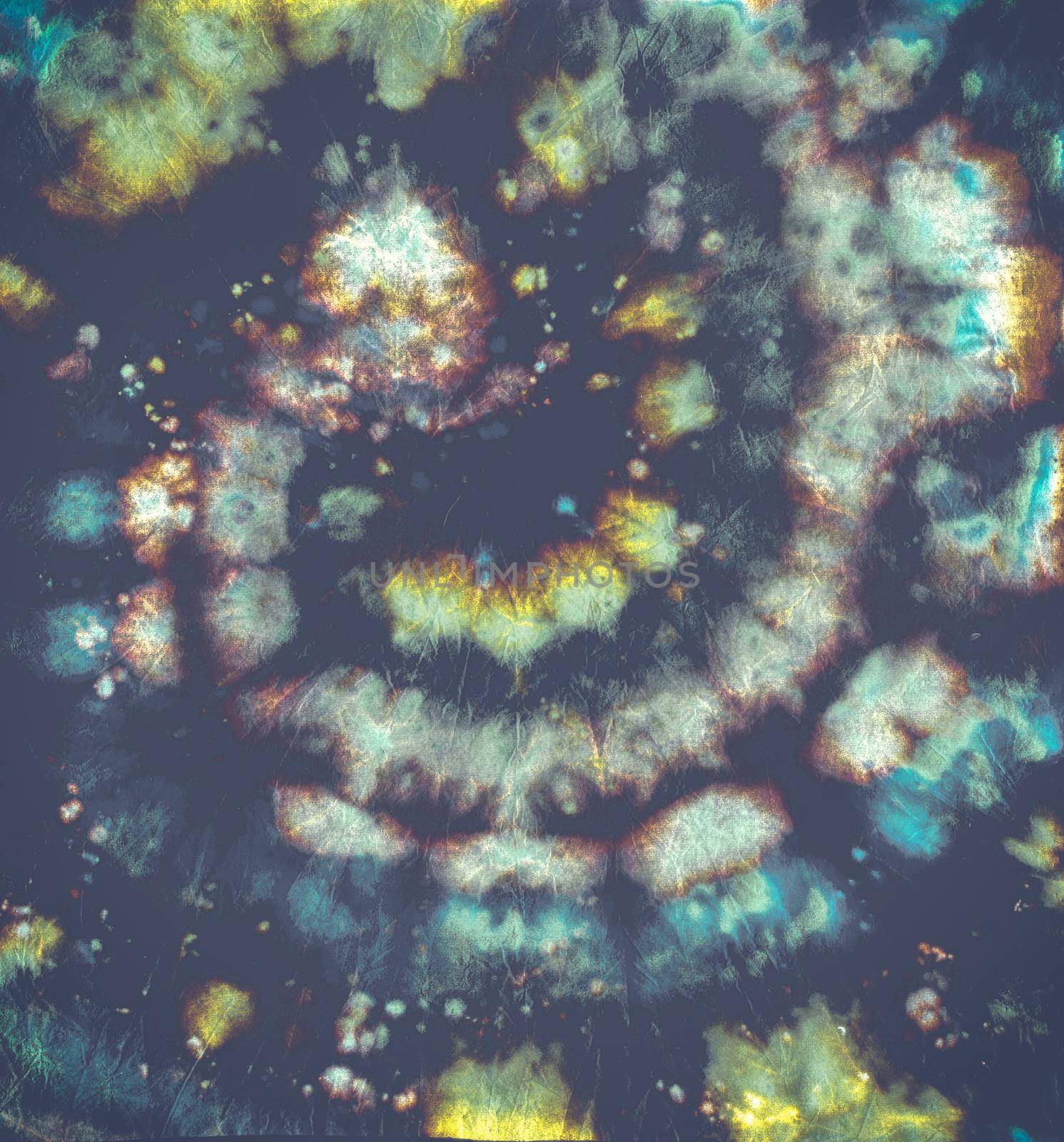 Tie Dye Pattern. Gray Artistic Shirt. Water Psychedelic Painting. Tye Die Art Kaleidoscope. Love Watercolor Design. Abstract Circular Roll. Ink Batik Background. Circle Tie Dye Pattern.