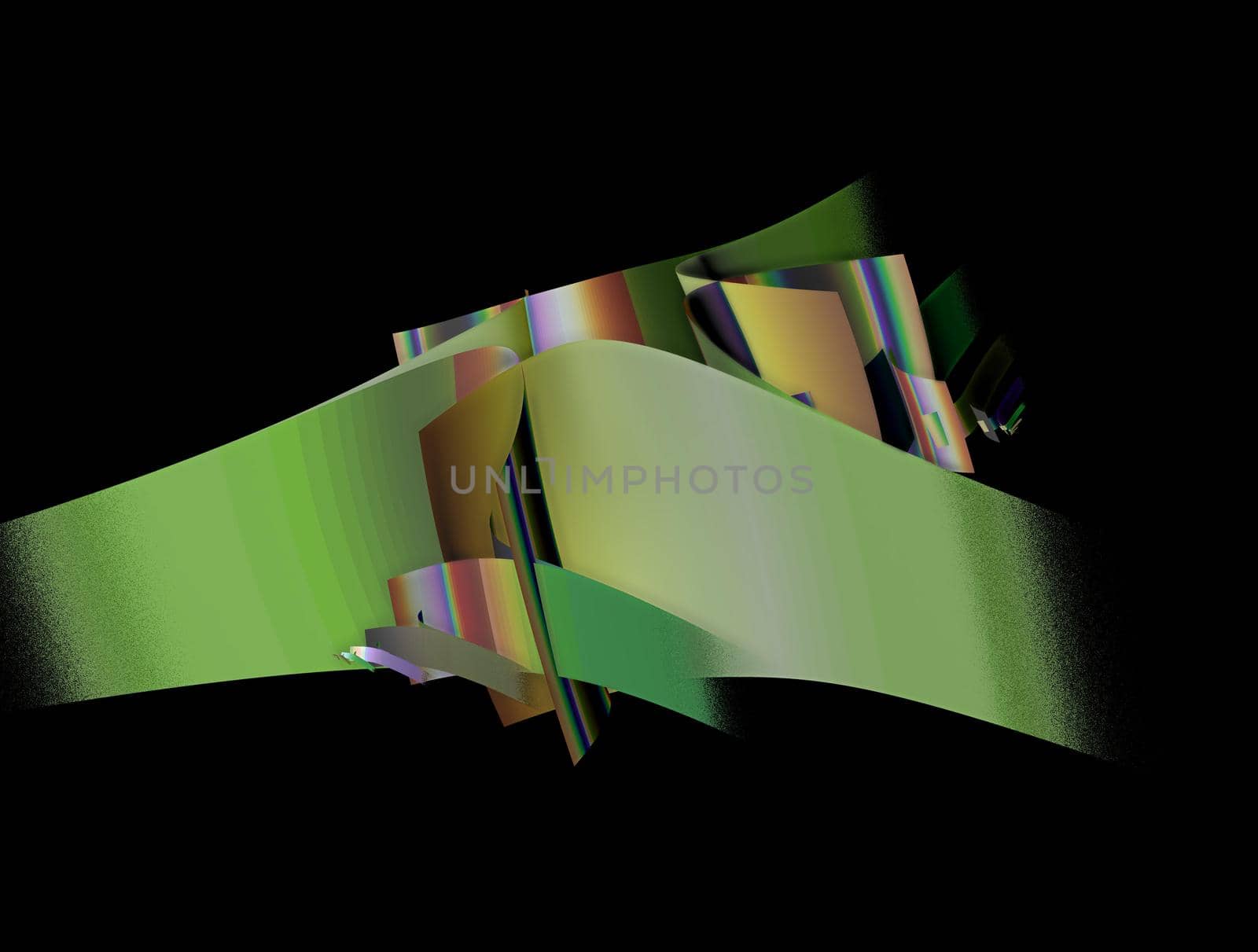 Imaginatory lush fractal texture image abstract background