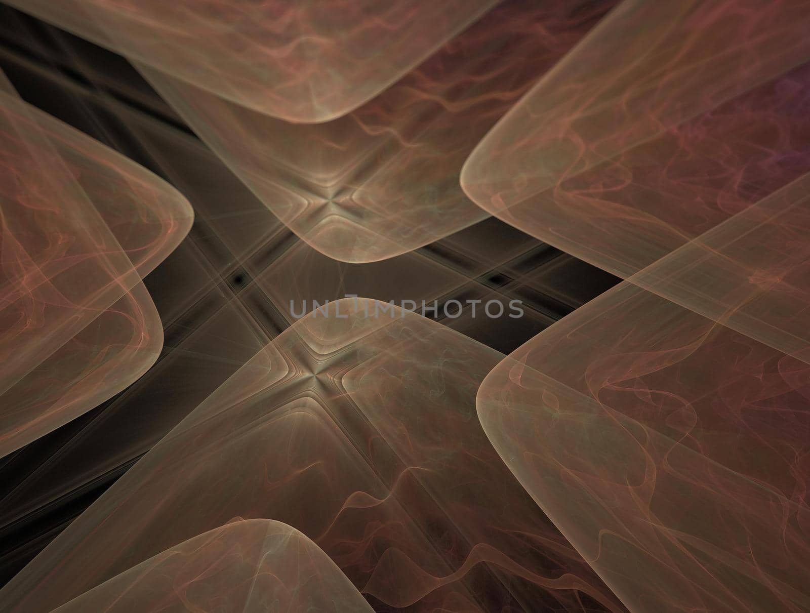 Imaginatory lush fractal texture image abstract background