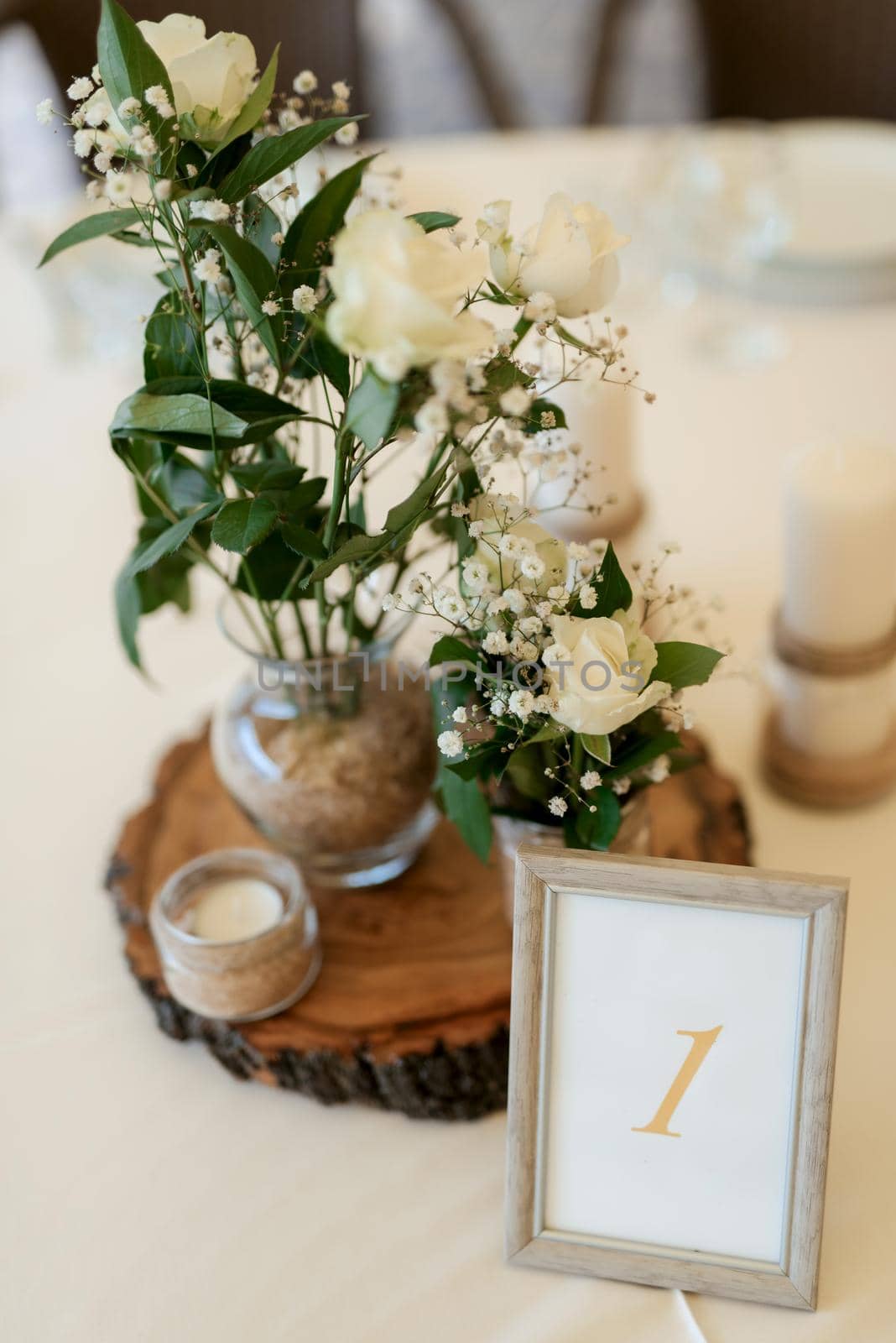 wedding decor with natural elements