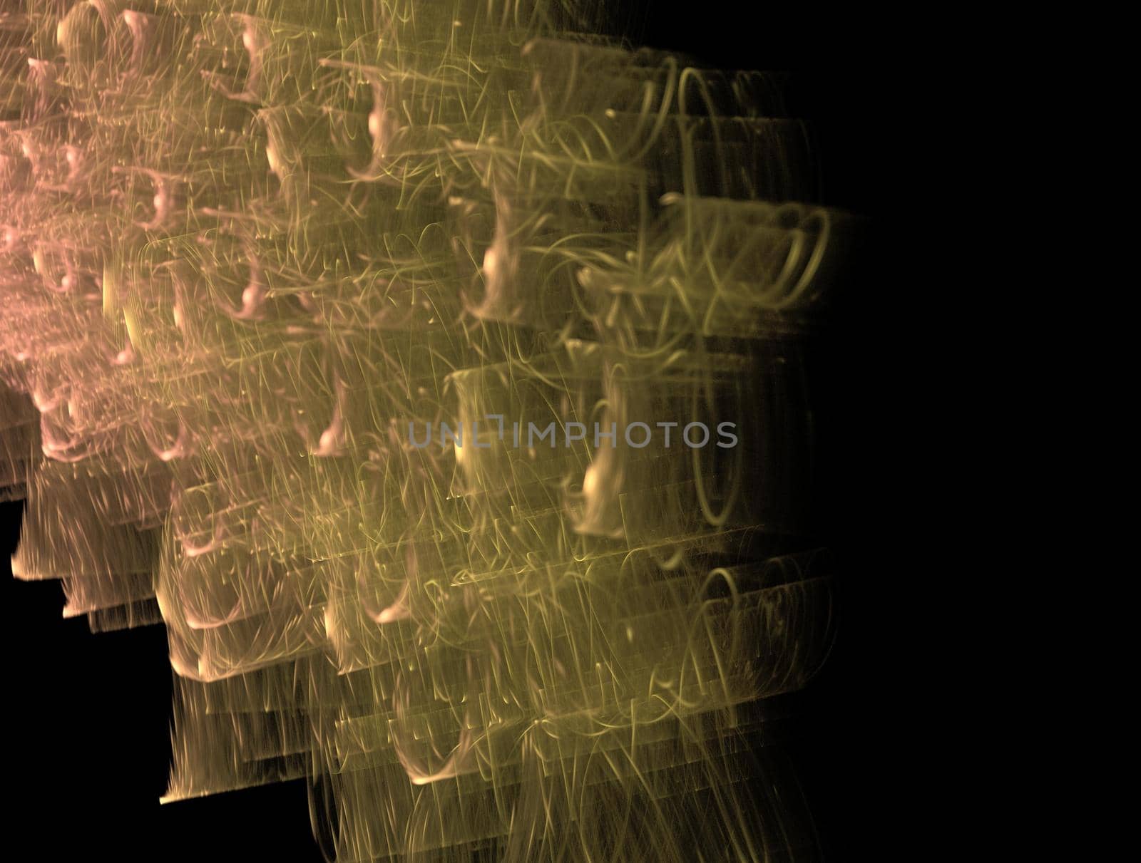 Imaginatory lush fractal texture image abstract background