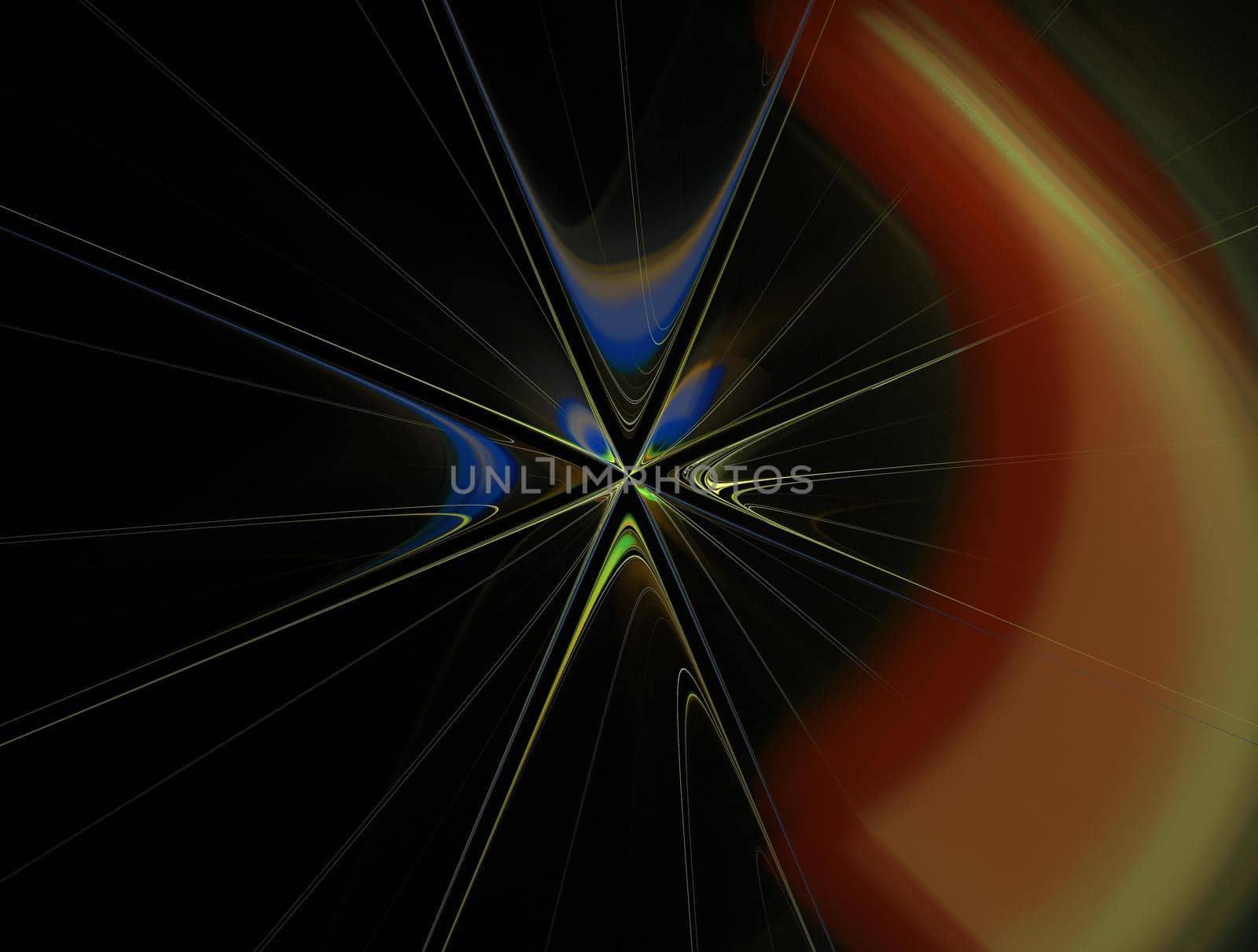 Imaginatory lush fractal texture image abstract background