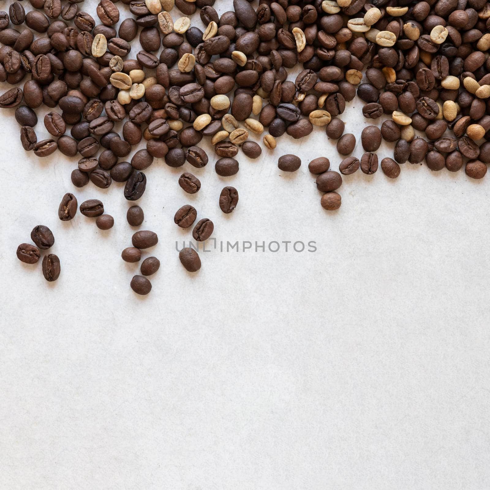 coffee beans table. High resolution photo