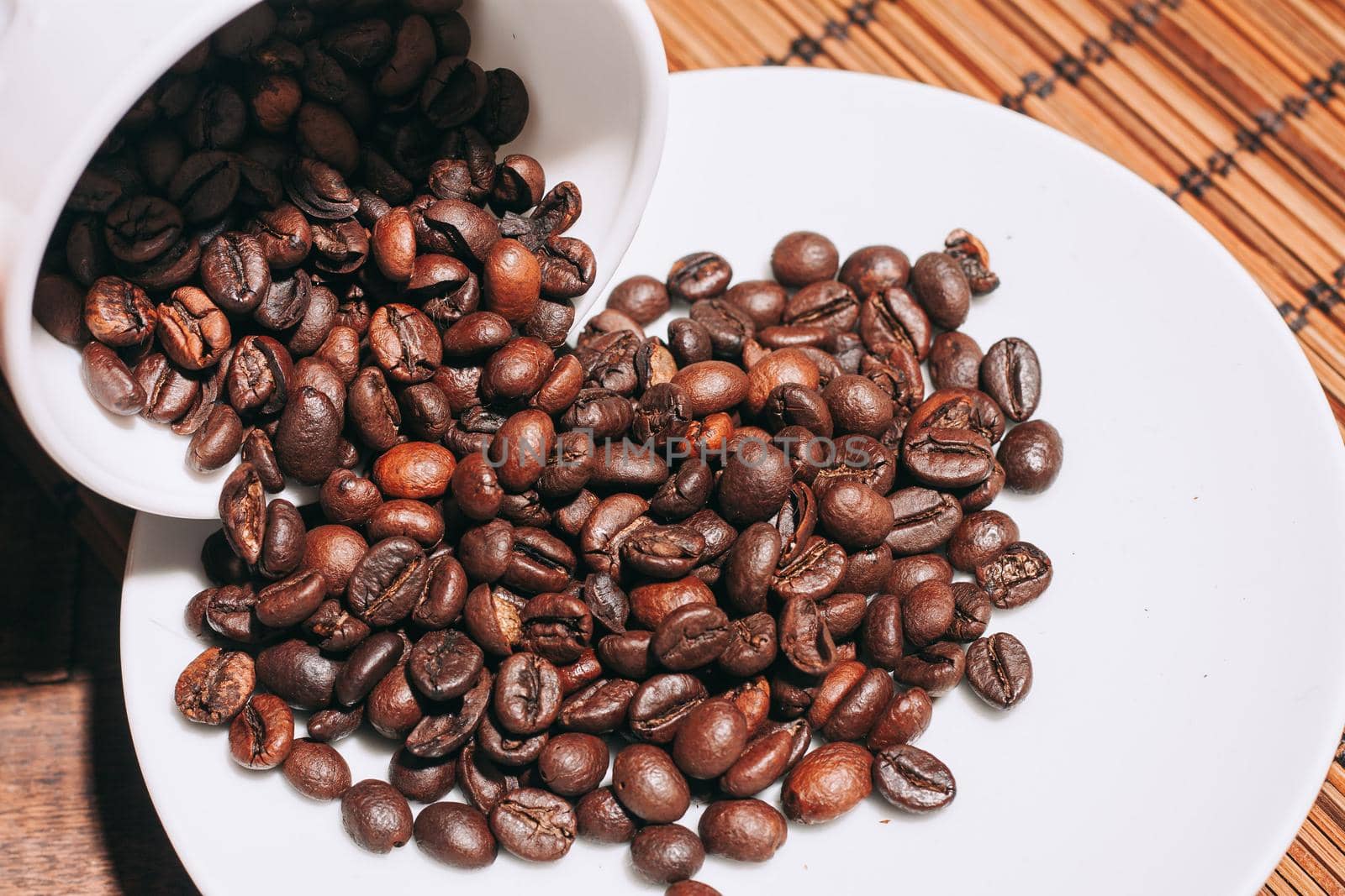 natural coffee brown mocha beans photograph of the object. High quality photo
