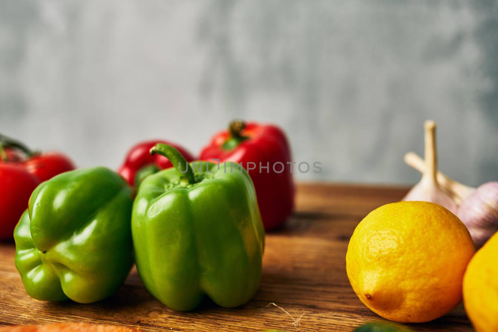 food natural product summer season agriculture wood background by Vichizh