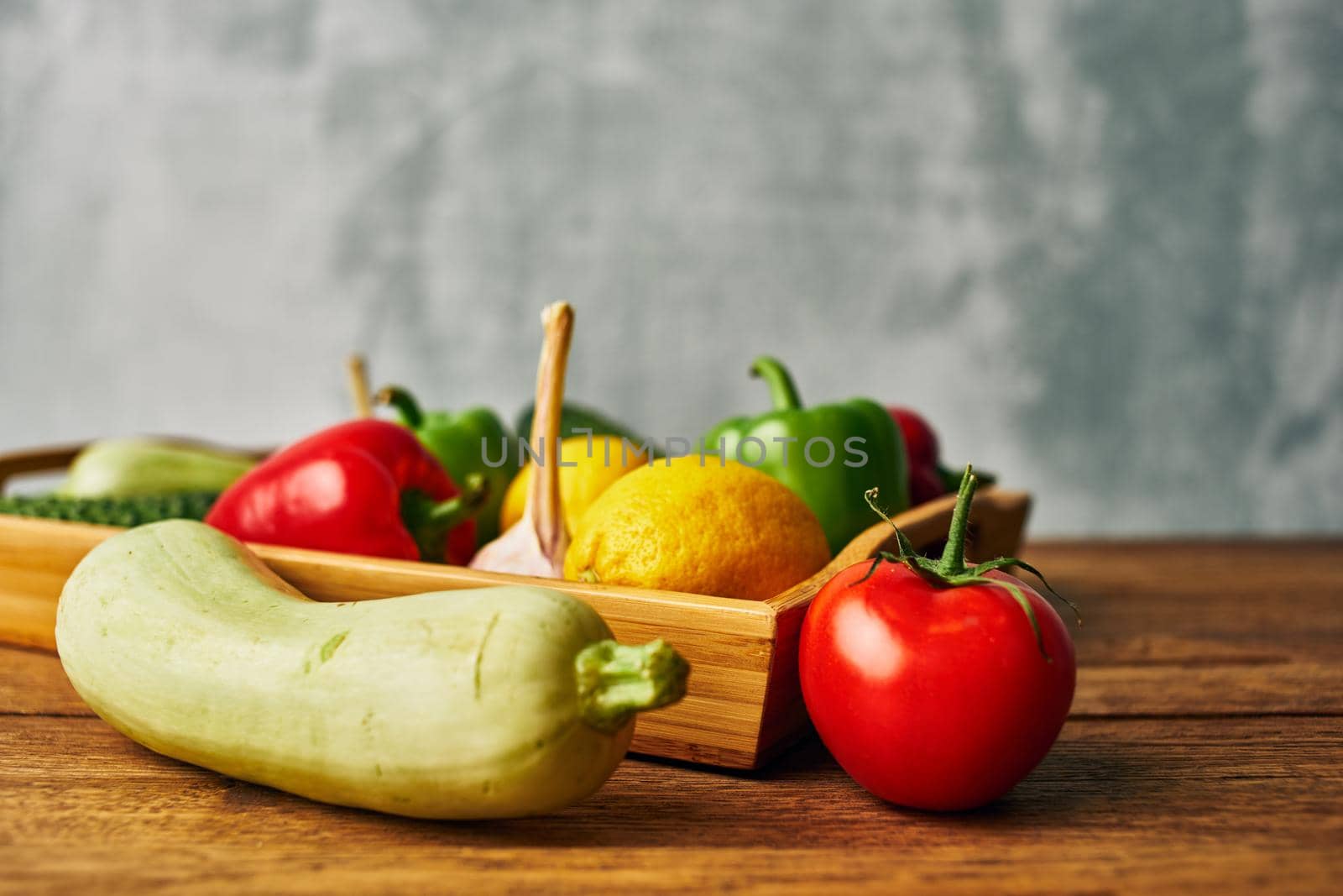 food vitamins organic food kitchen farm products close-up by Vichizh