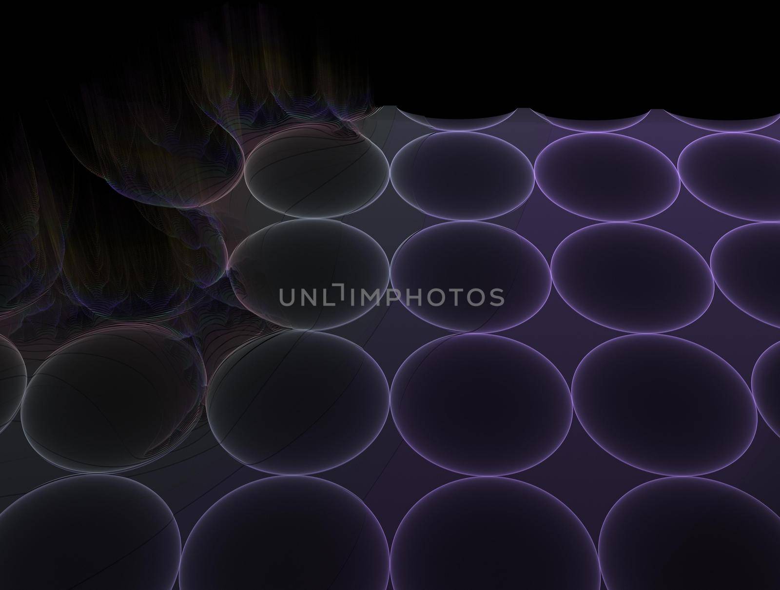 Imaginatory lush fractal texture image abstract background