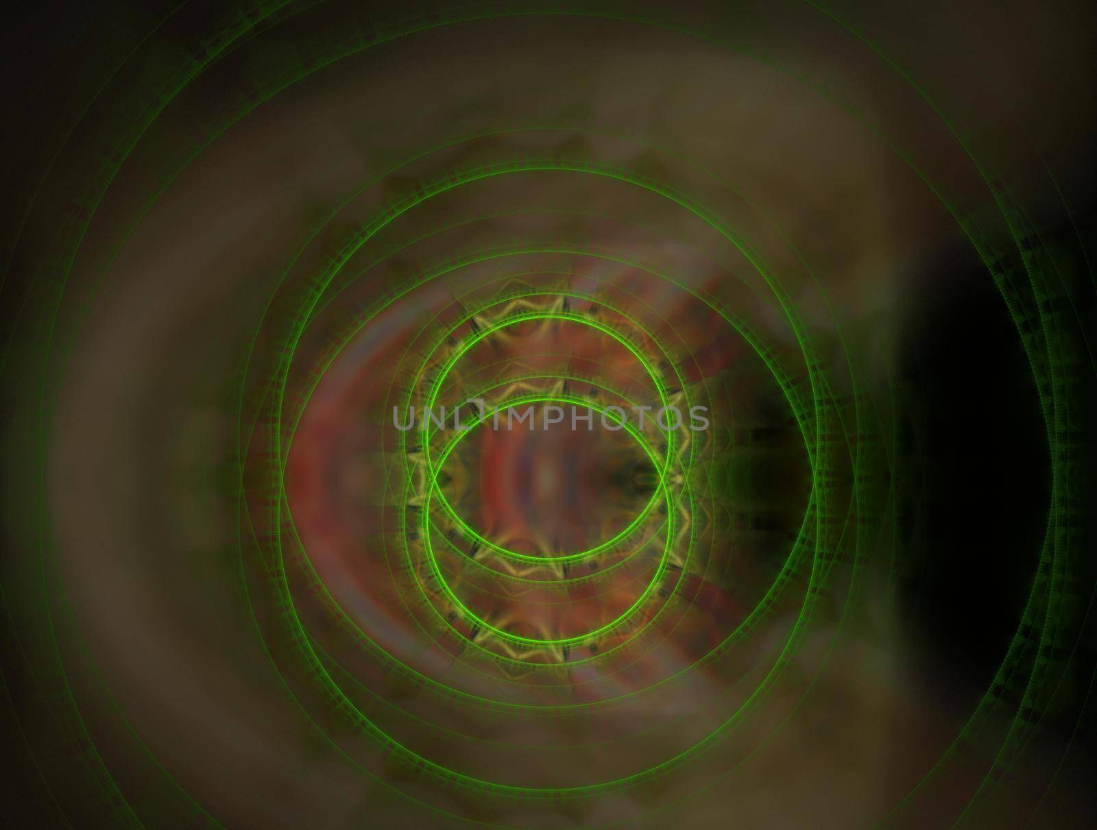 Imaginatory lush fractal texture image abstract background