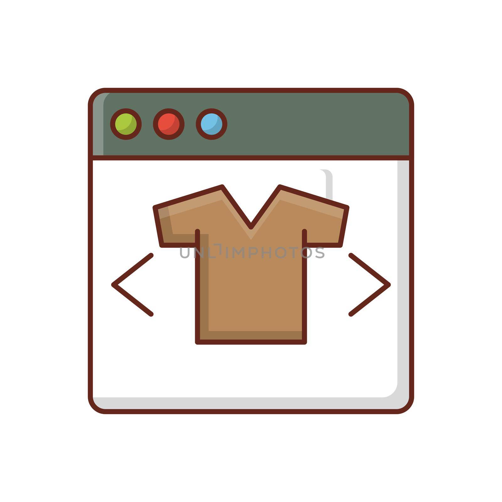 ecommerce Vector illustration on a transparent background. Premium quality symbols.Vector line flat color icon for concept and graphic design.
