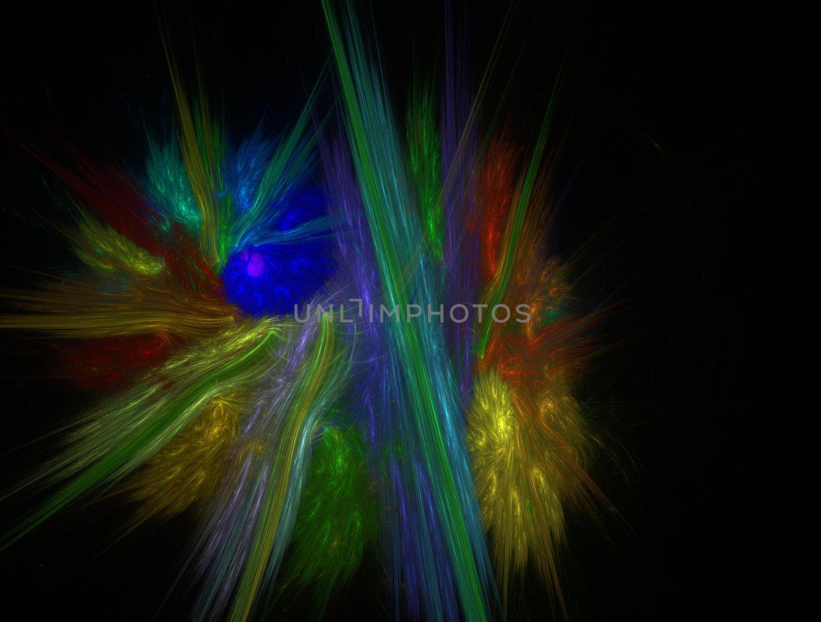 Imaginatory lush fractal texture image abstract background