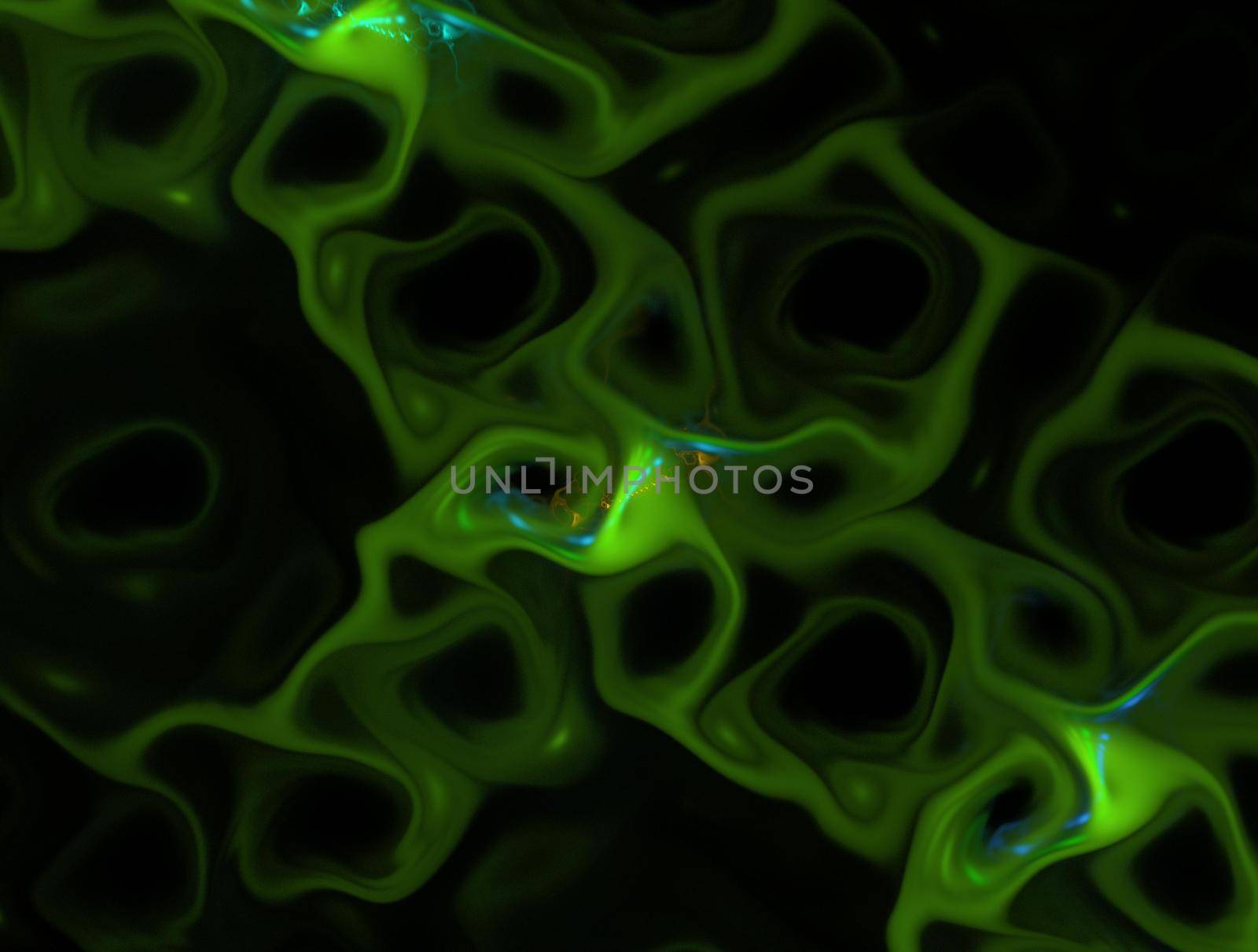 Imaginatory lush fractal texture image abstract background