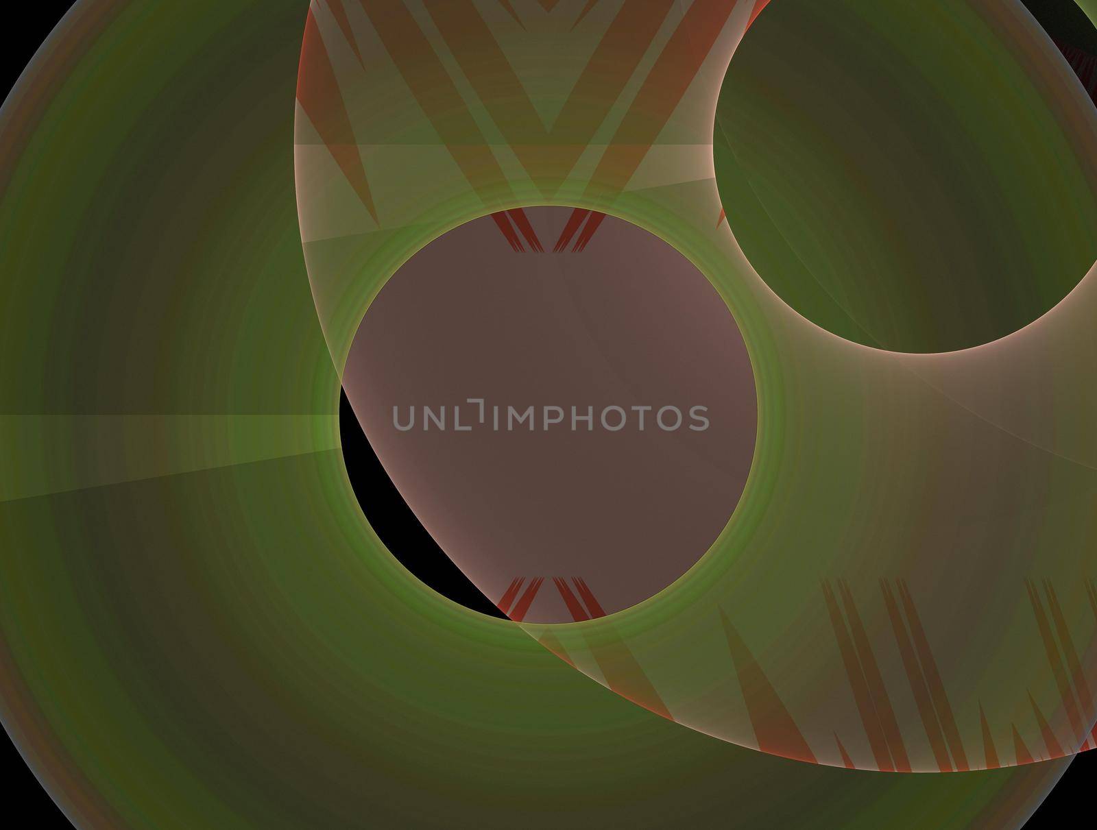 Imaginatory lush fractal texture image abstract background