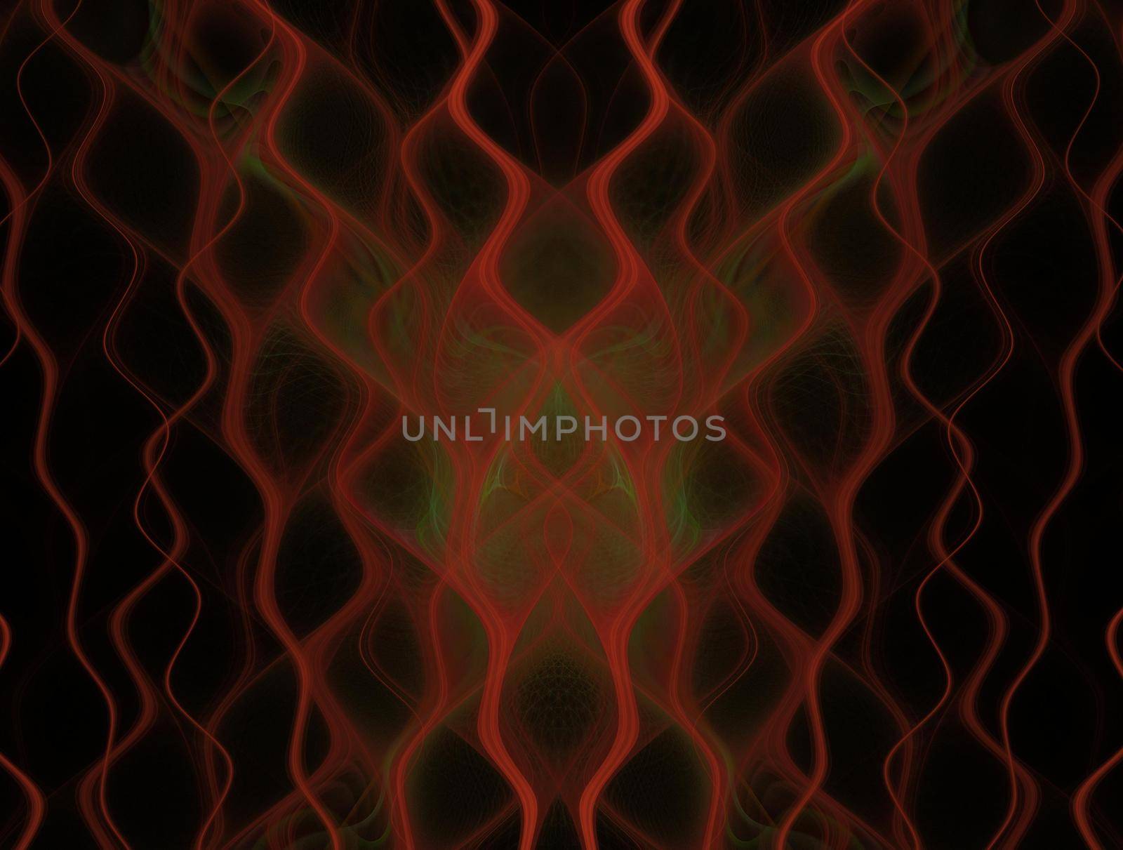 Imaginatory lush fractal texture image abstract background
