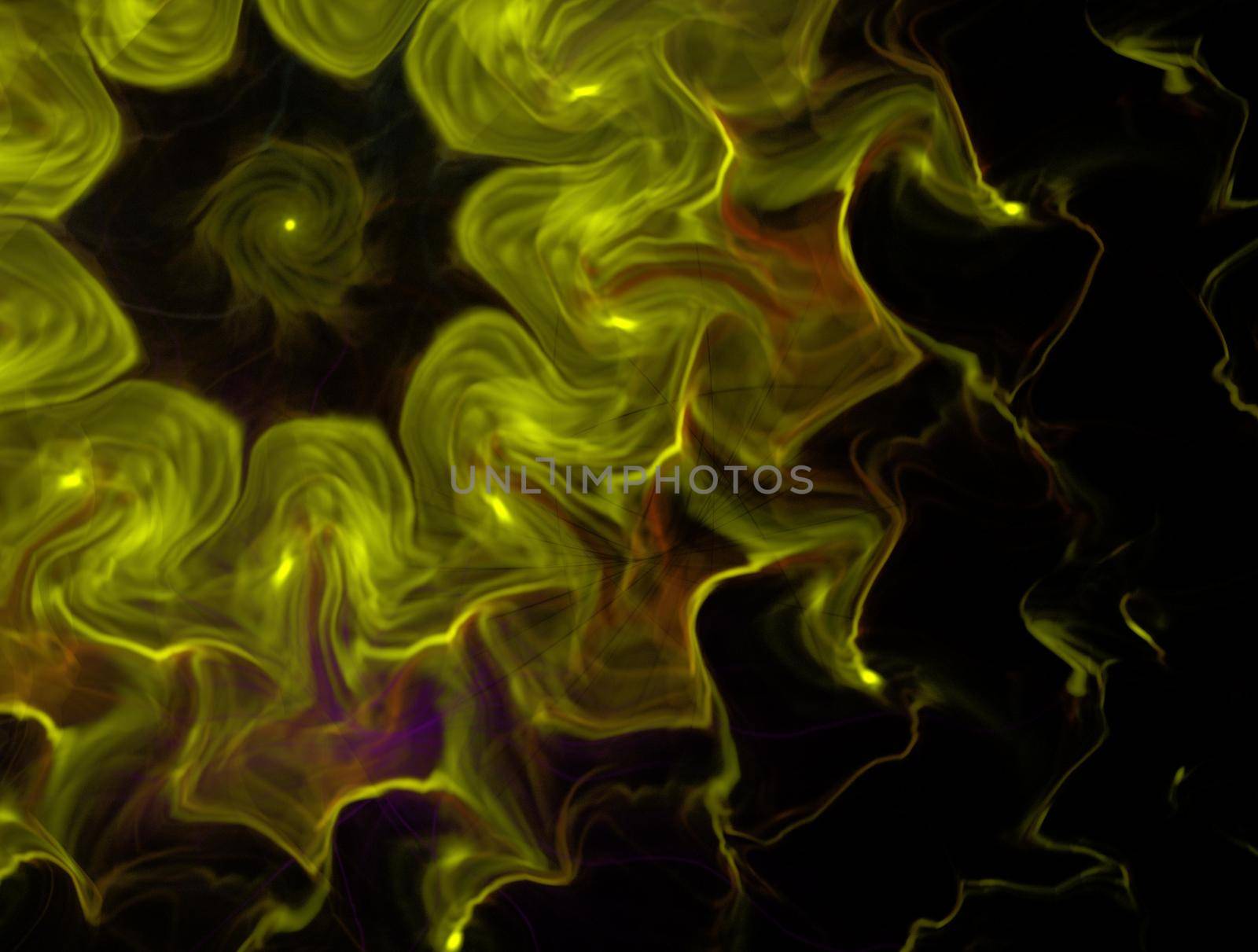 Imaginatory lush fractal texture image abstract background