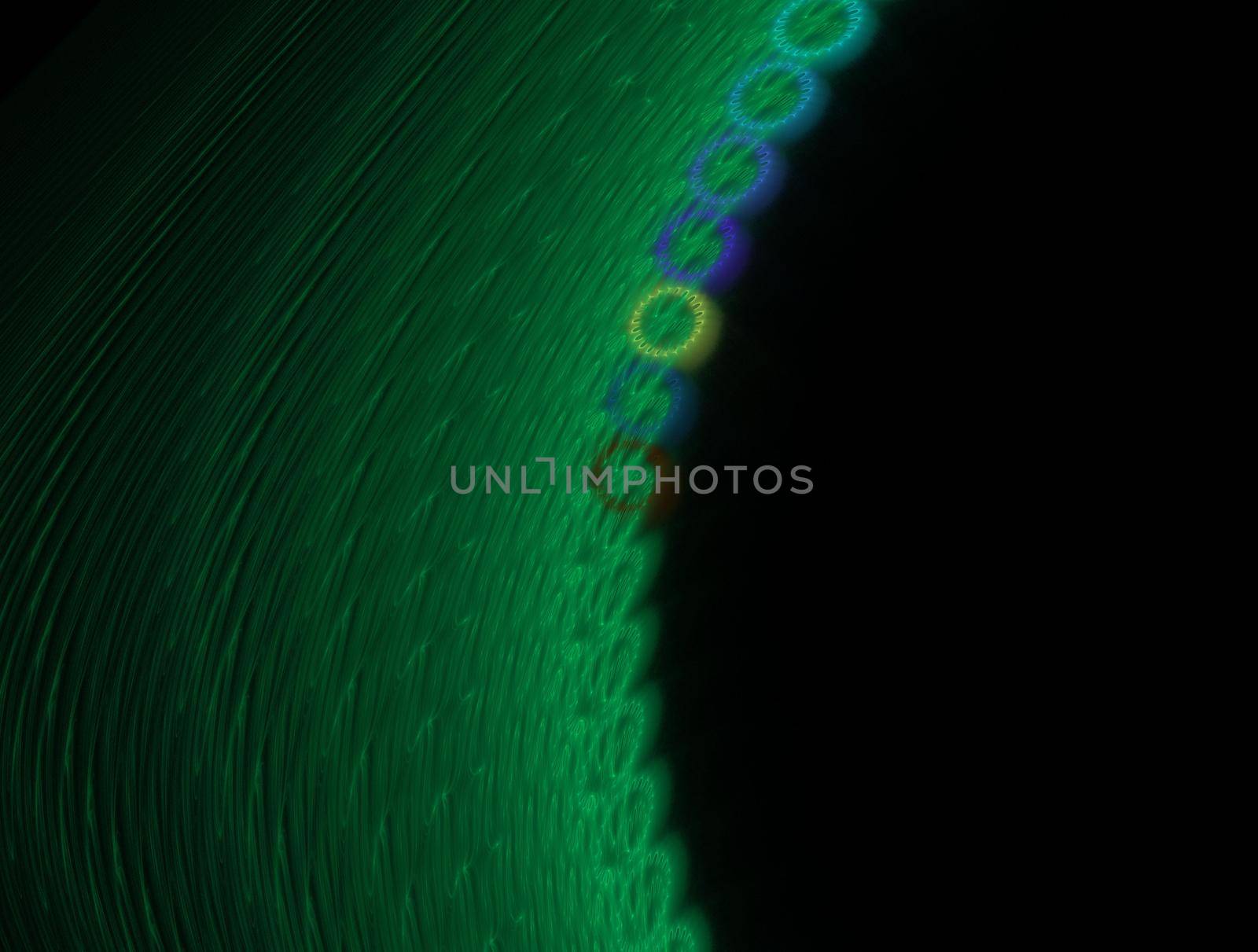 Imaginatory lush fractal texture image abstract background