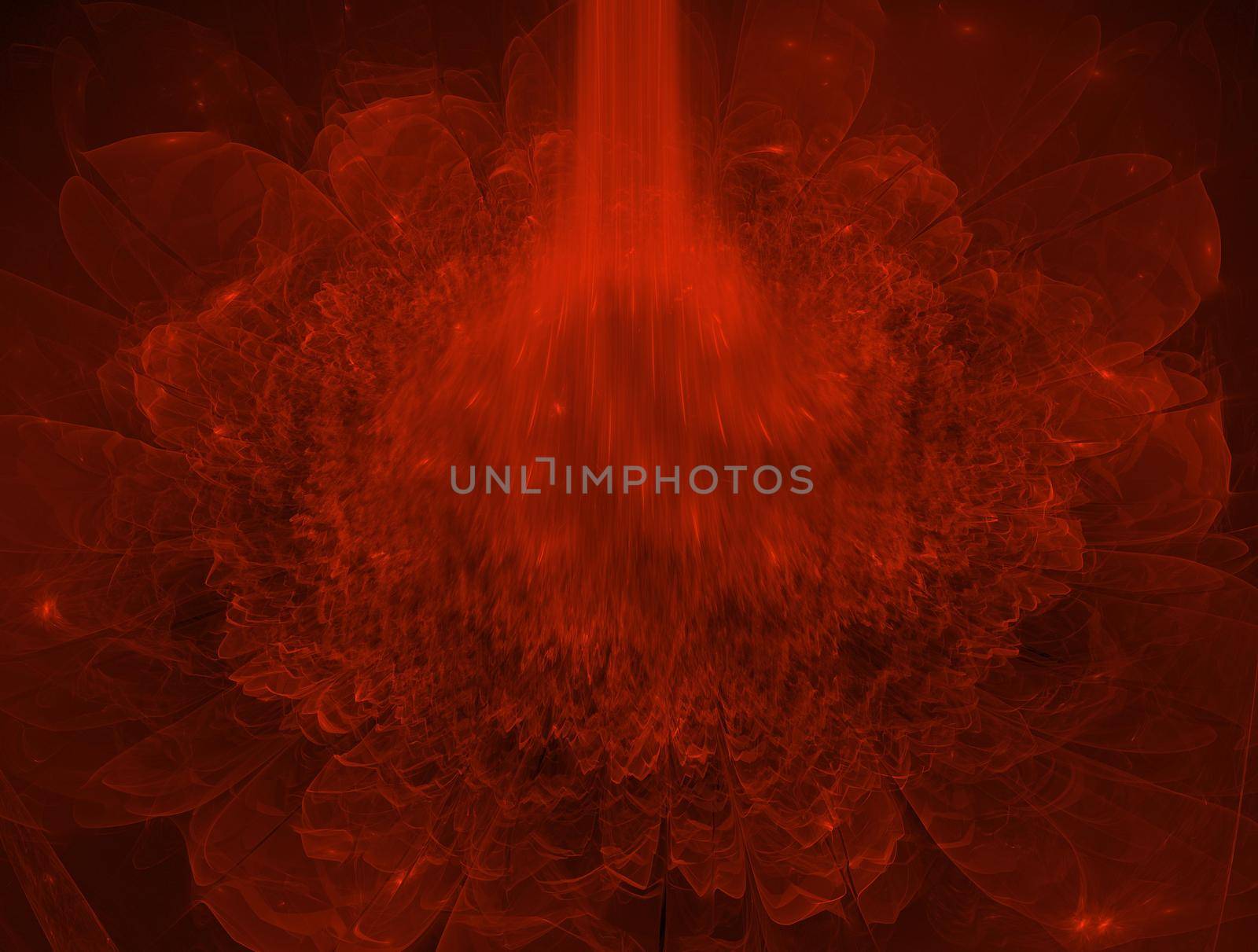 Imaginatory lush fractal texture image abstract background