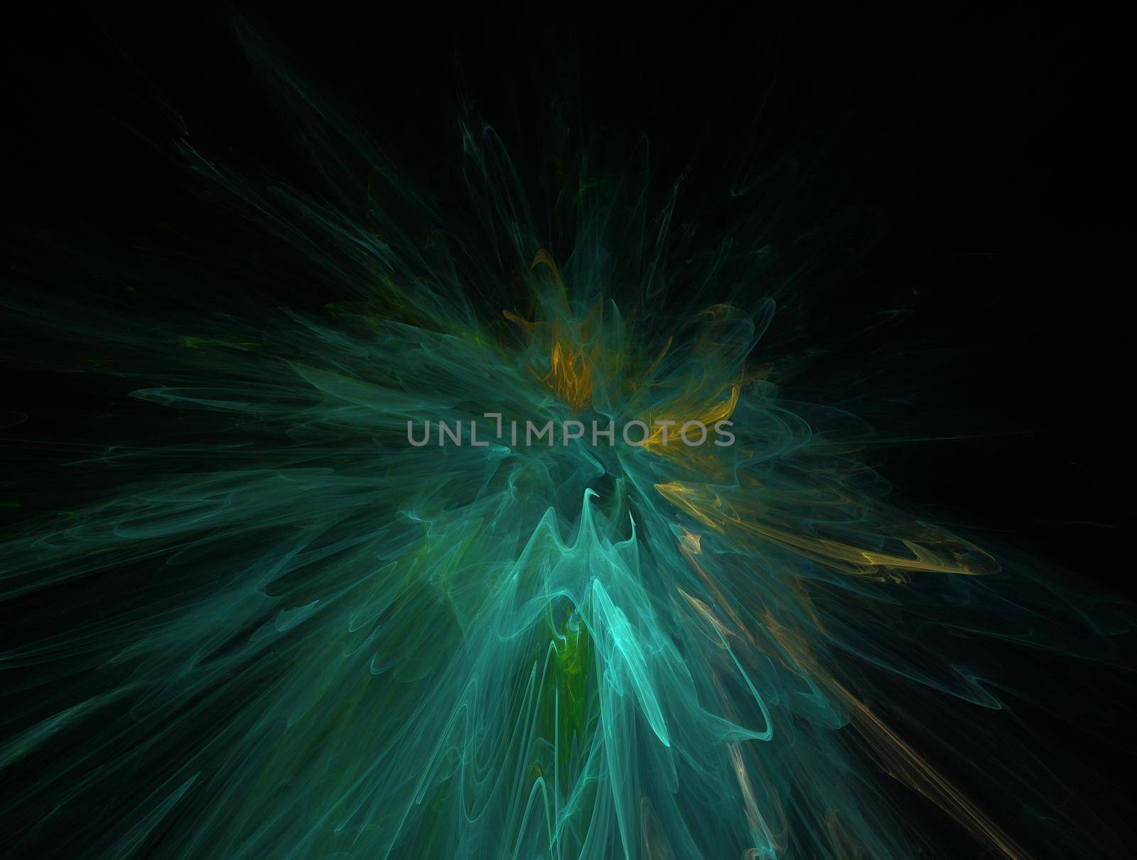 Imaginatory lush fractal texture image abstract background