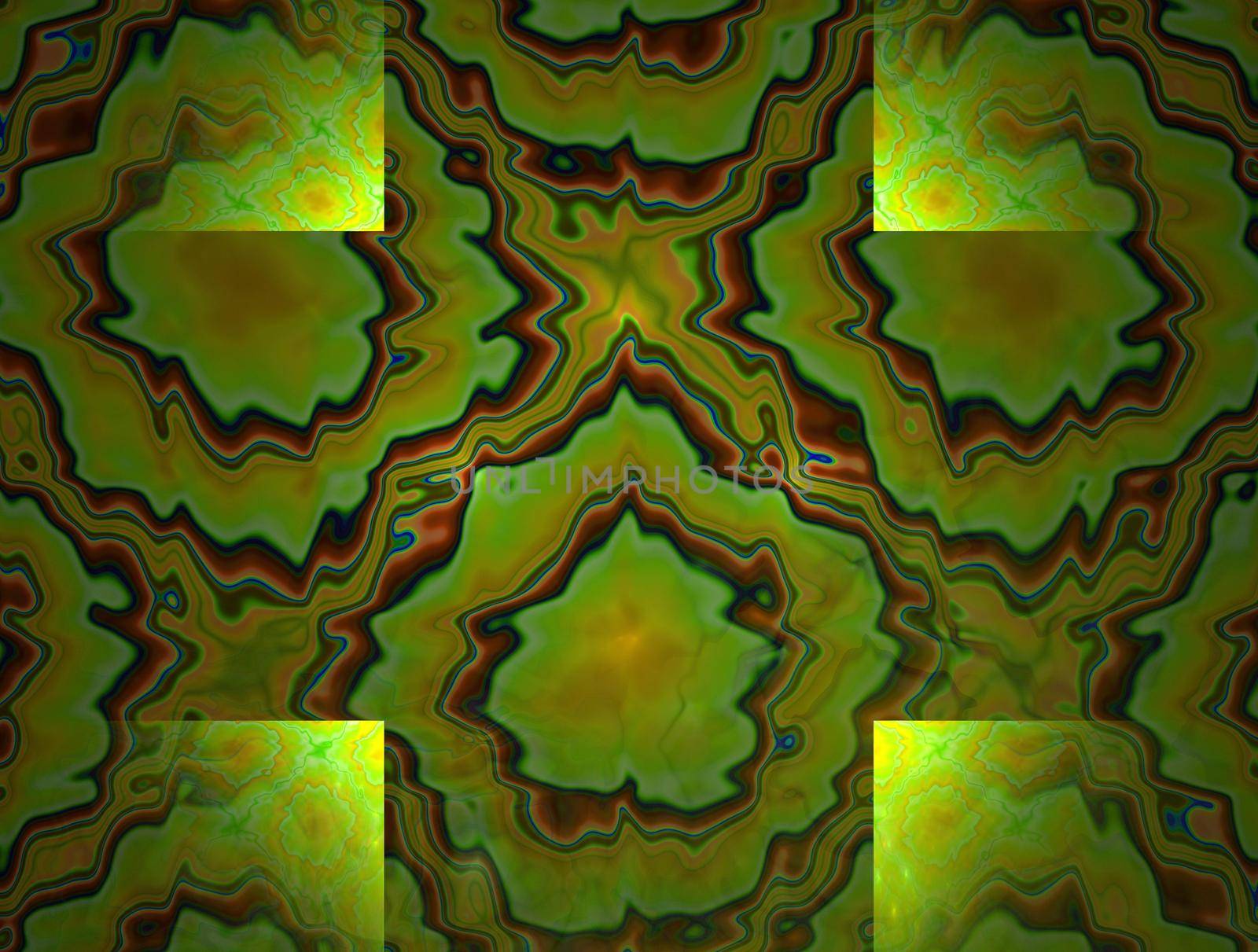 Imaginatory lush fractal texture image abstract background