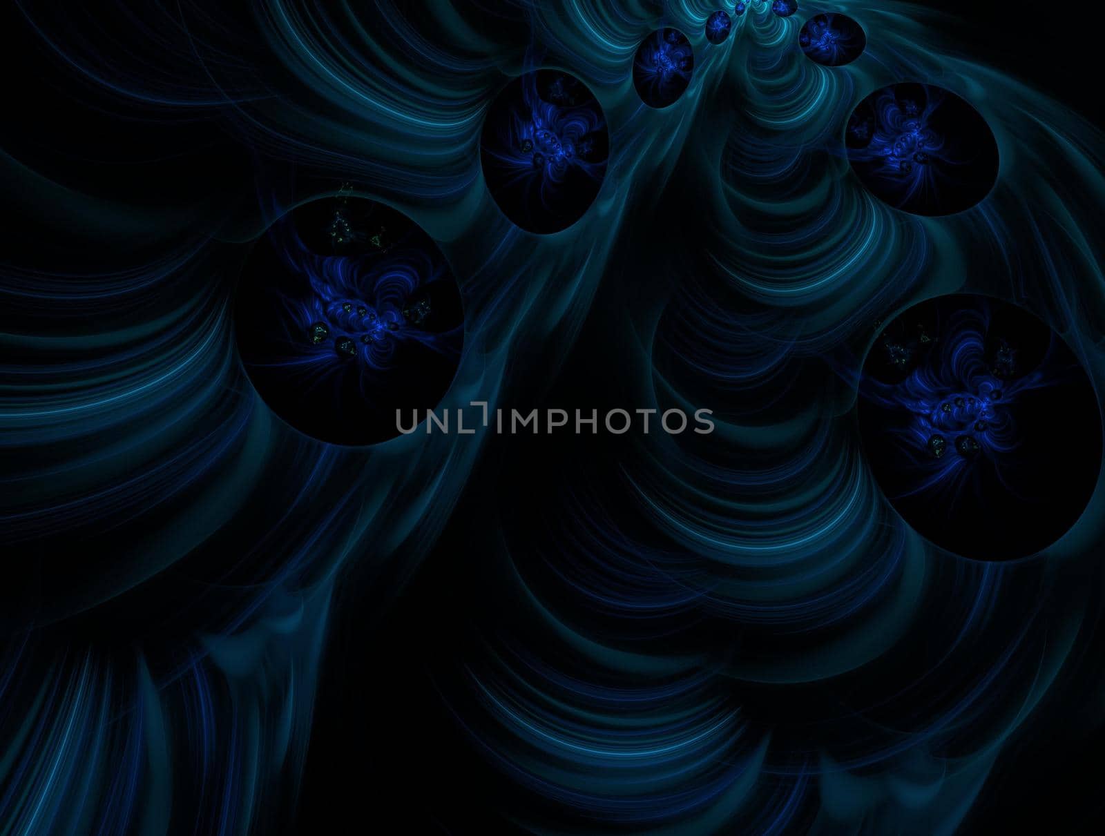 Imaginatory lush fractal texture image abstract background