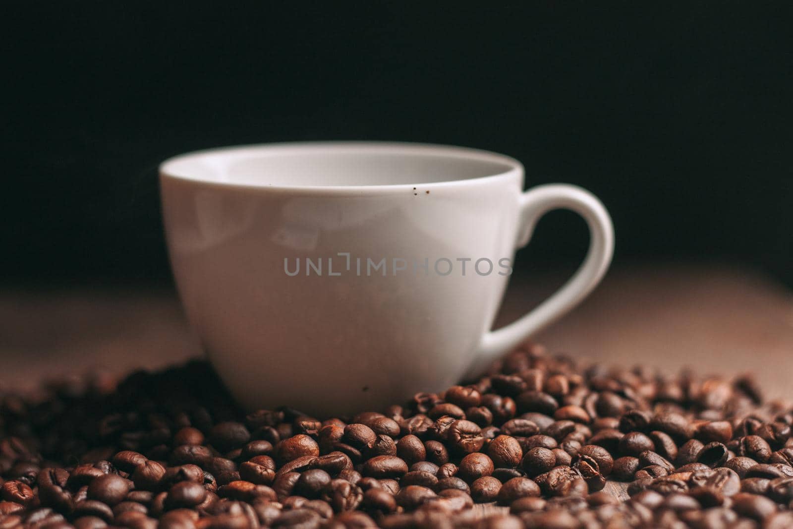 coffee beans breakfast fresh scent caffeine pattern by Vichizh