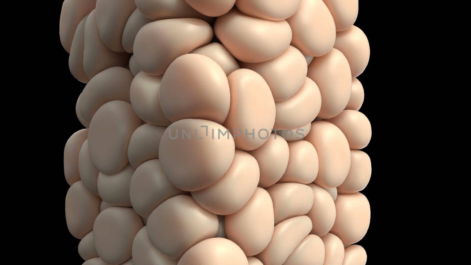 Fat cell medical tissue design Science Human health Atherosclerosis skin care 3d render