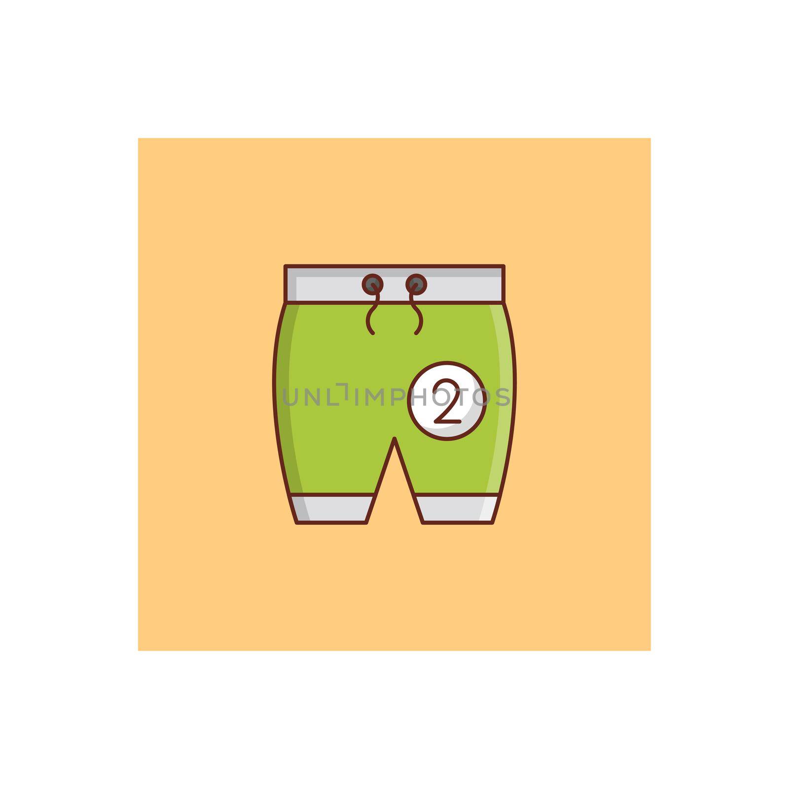boxer Vector illustration on a transparent background. Premium quality symbols.Vector line flat color icon for concept and graphic design.