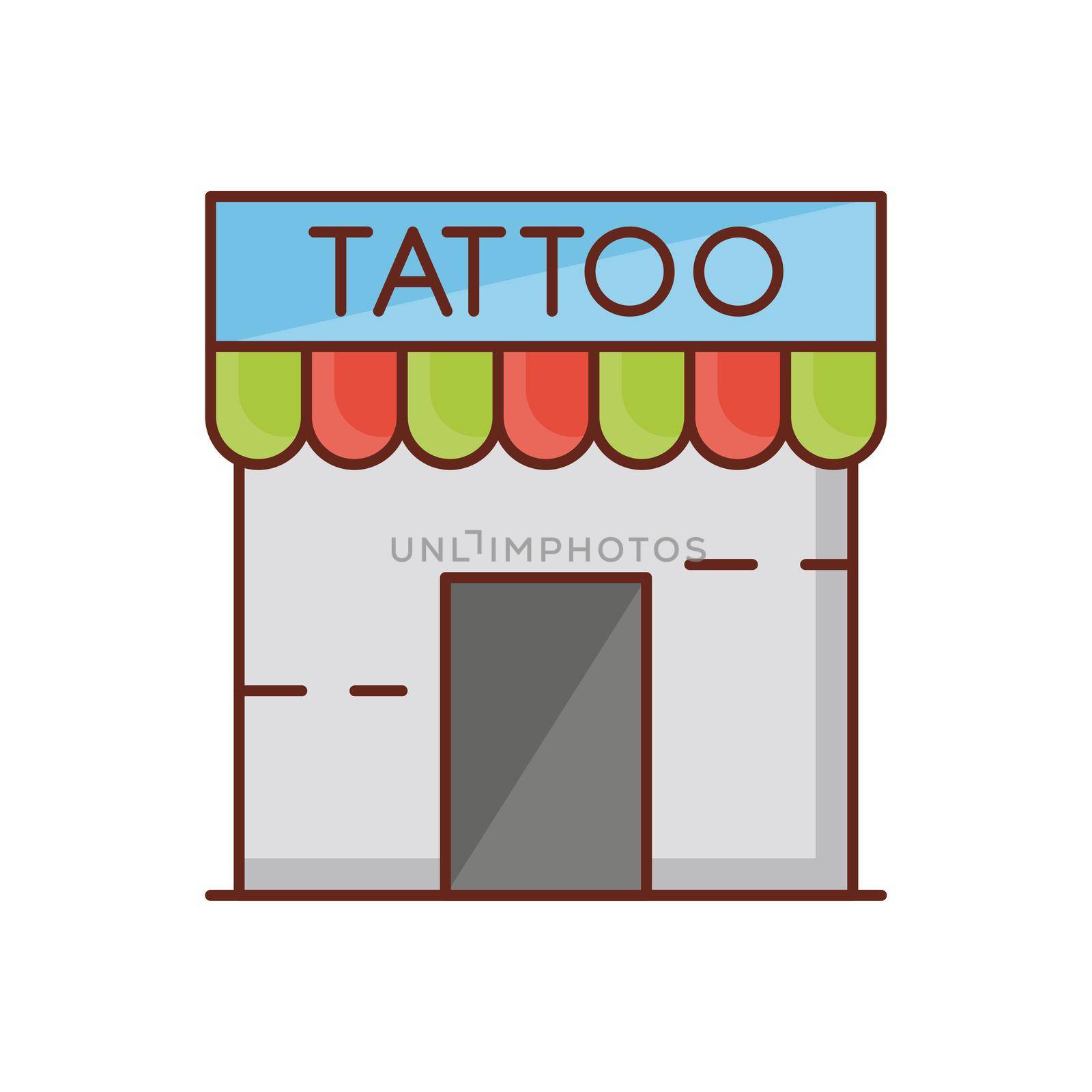 tattoo Vector illustration on a transparent background. Premium quality symbols. Vector Line Flat color icon for concept and graphic design.