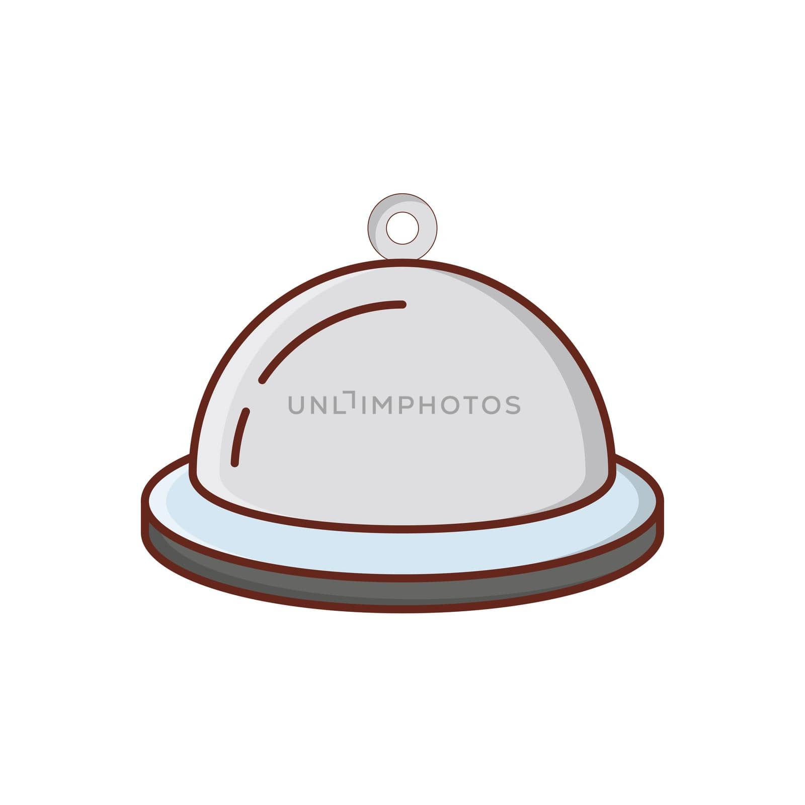 dish Vector illustration on a transparent background. Premium quality symbols. Vector Line Flat color icon for concept and graphic design.