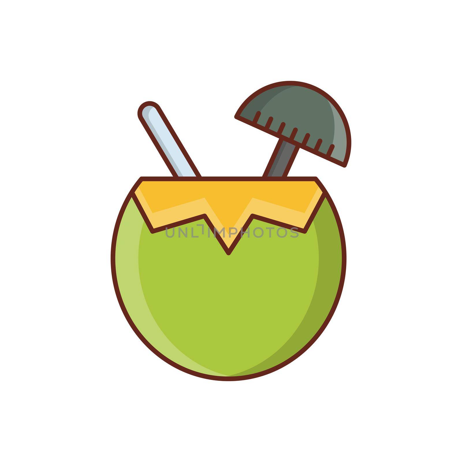 coconut by FlaticonsDesign