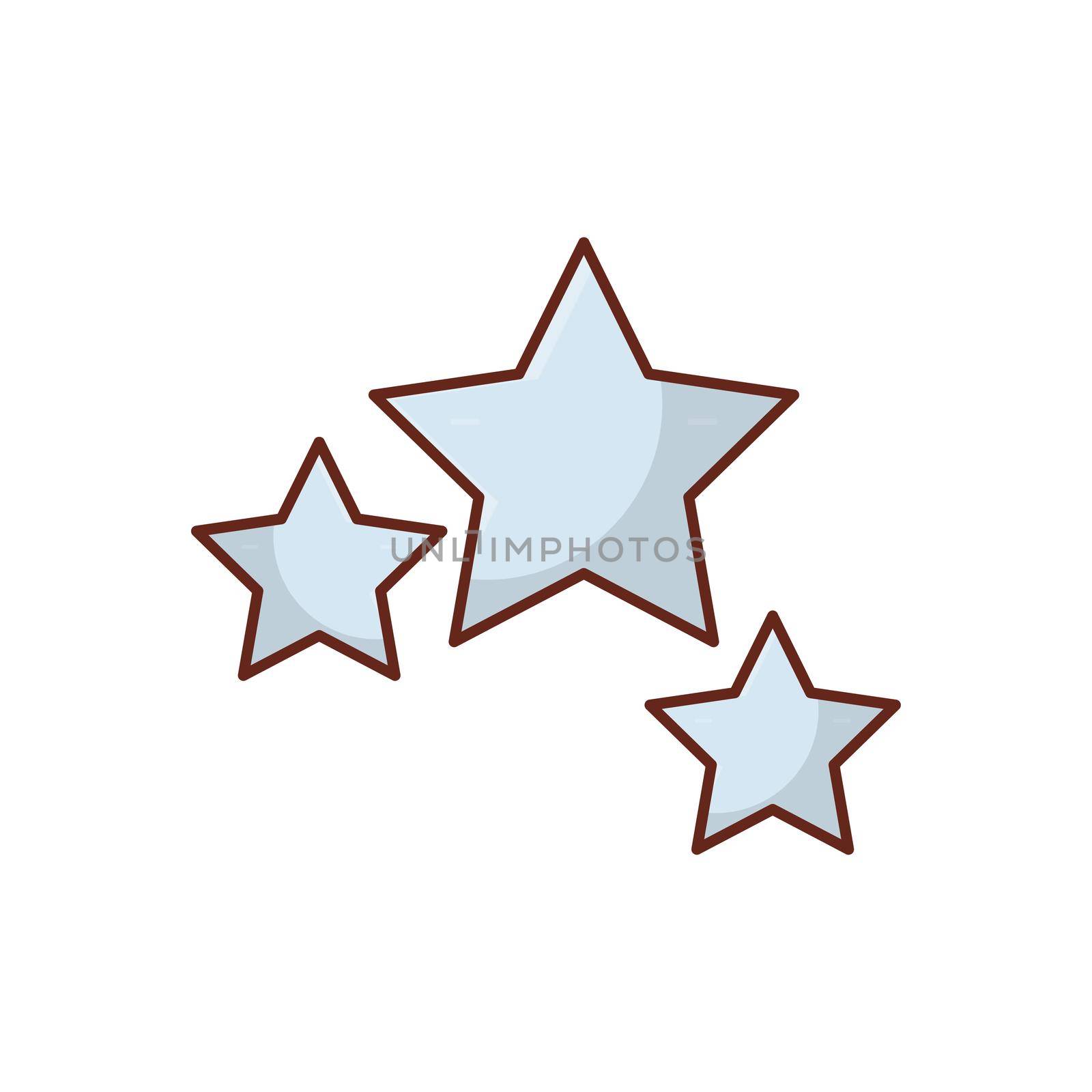 star vector flat colour icon