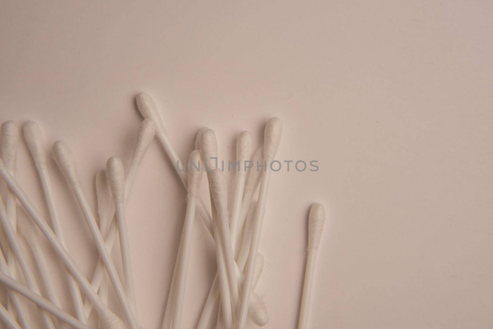 cotton swabs hygiene accessories sanitation object light background. High quality photo