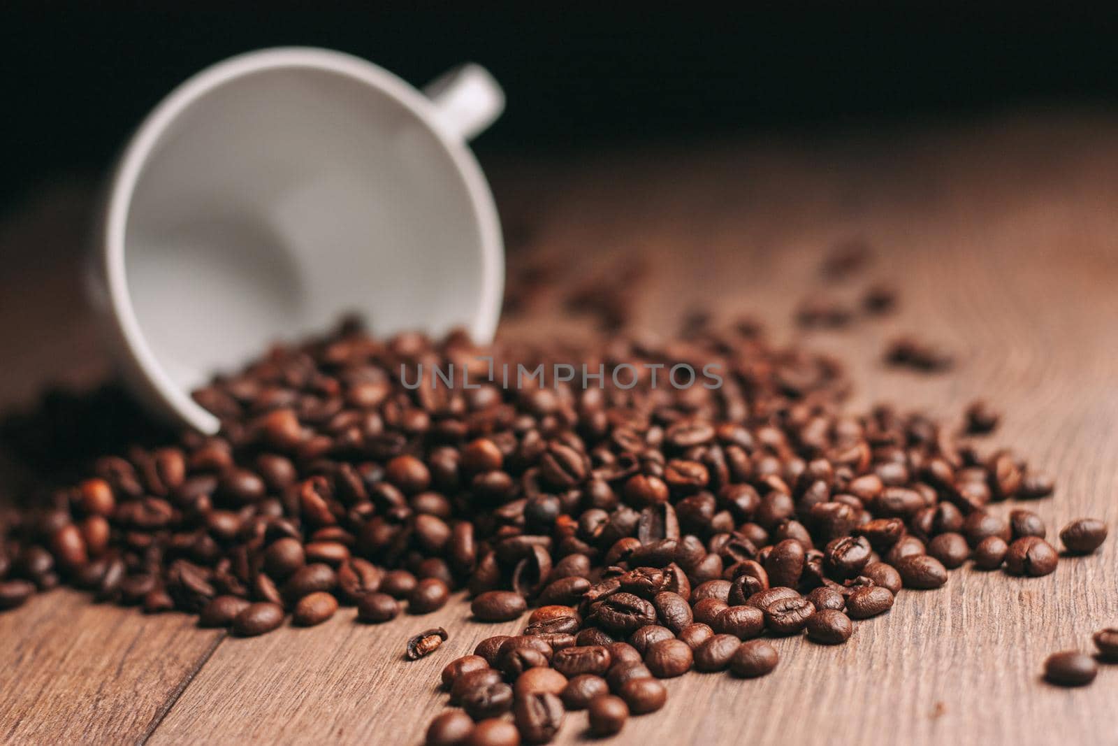 natural coffee espresso invigorating drink view from above. High quality photo