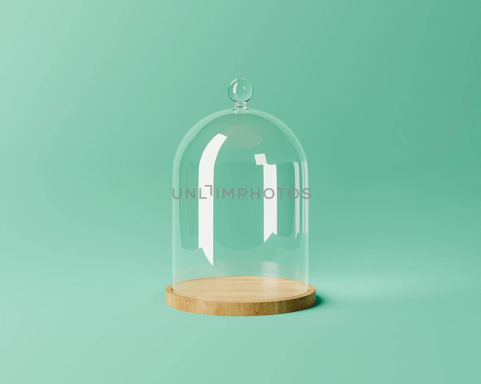 glass dome for product display by asolano