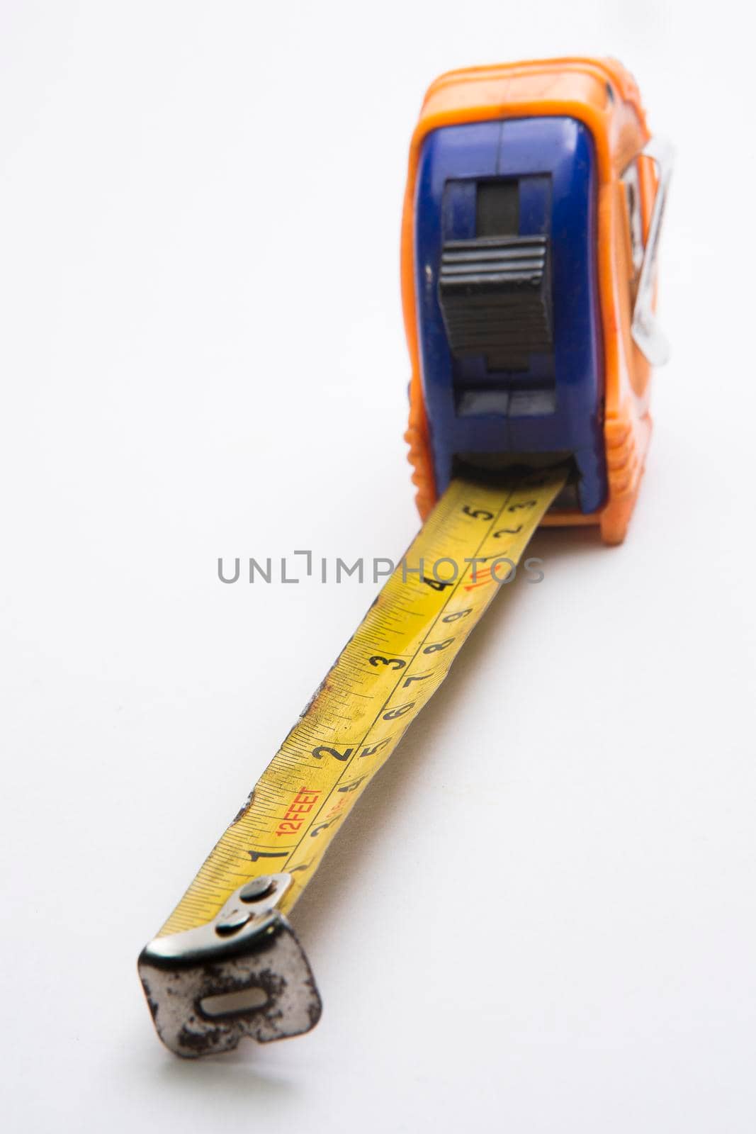 Measuring tape measure for the constructioner's work.