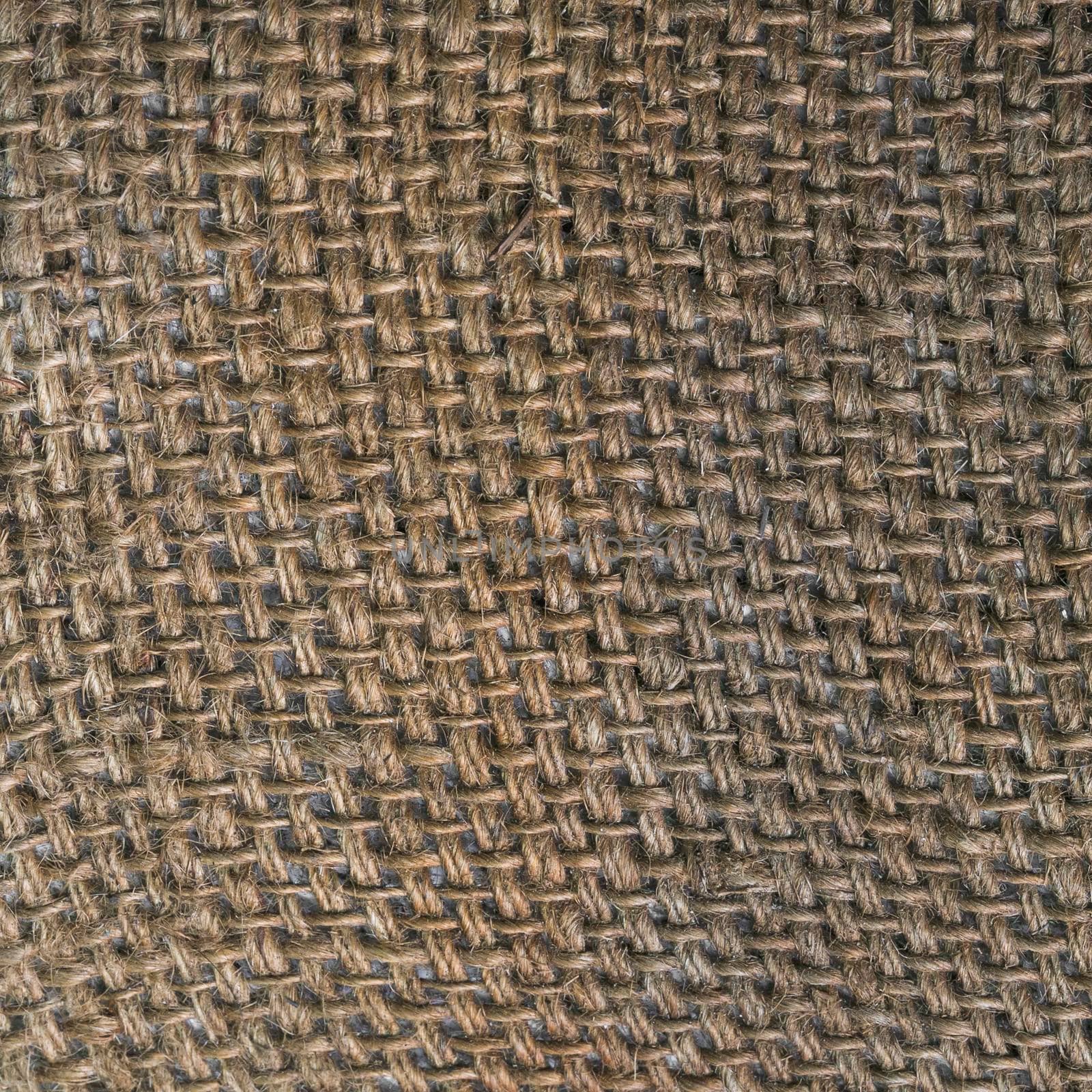 Brown sackcloth pattern for use as background. by titipong