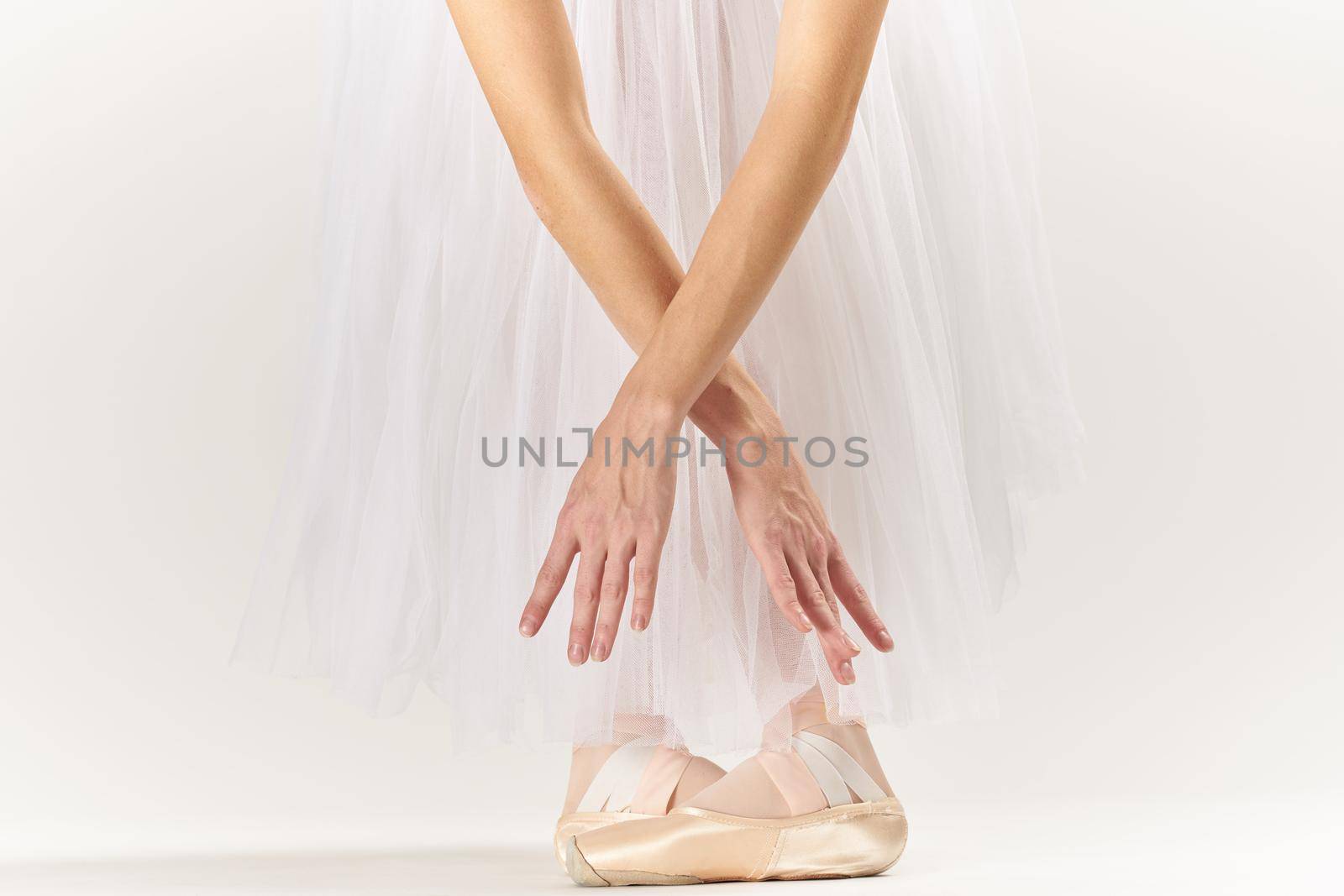 ballerina feet elegant style art balance artist isolated background. High quality photo